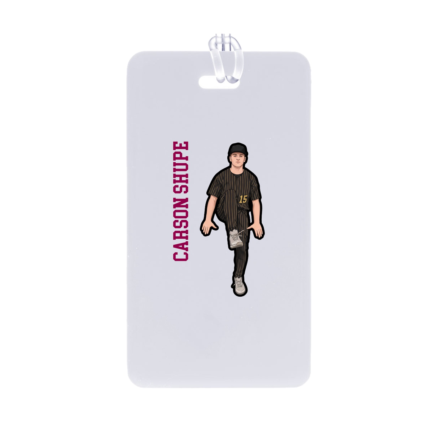 Bag Tag — Name Vertical in Classic