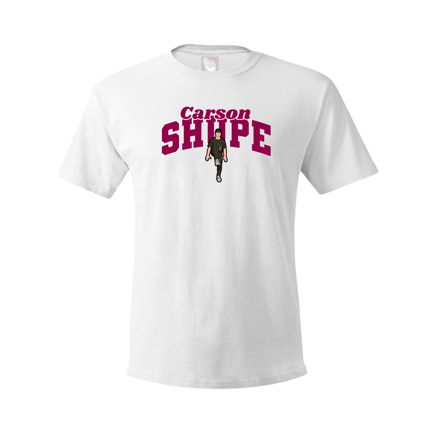 Youth Tee — Signature Arch in White