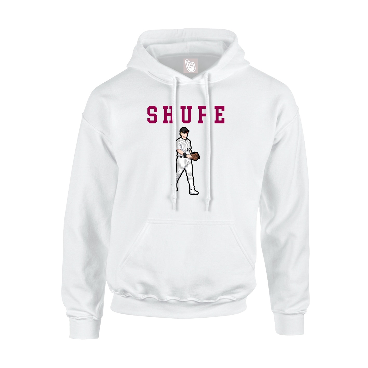 Hoodie — Shirsey in White