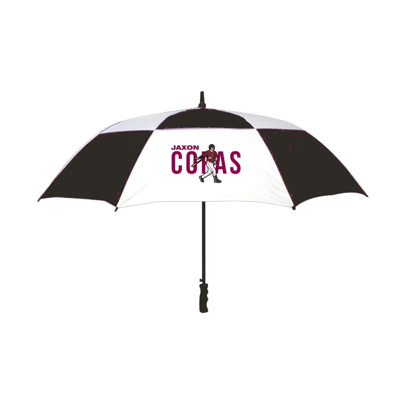 Golf Umbrella — Player Name in Black