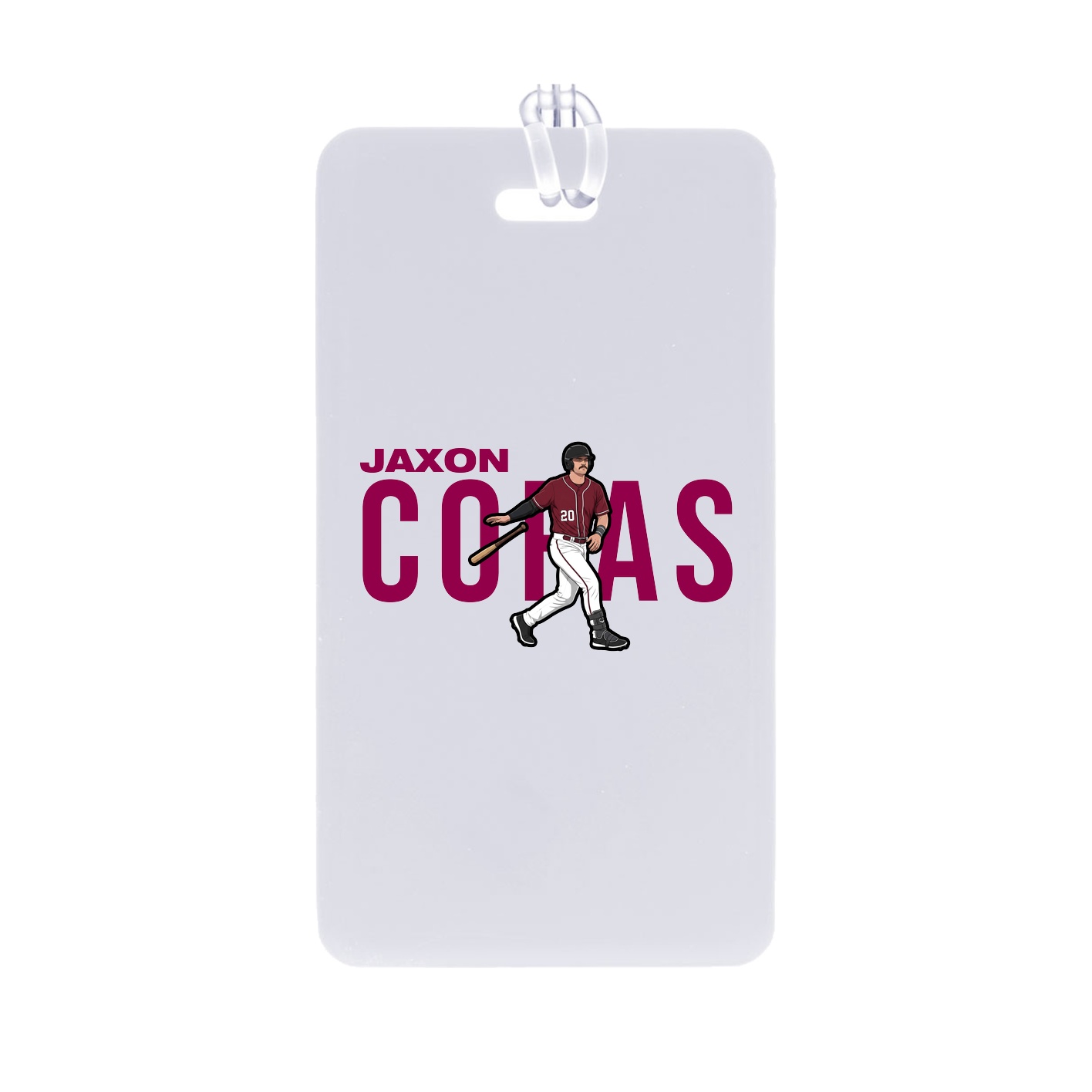 Bag Tag — Player Name in Classic