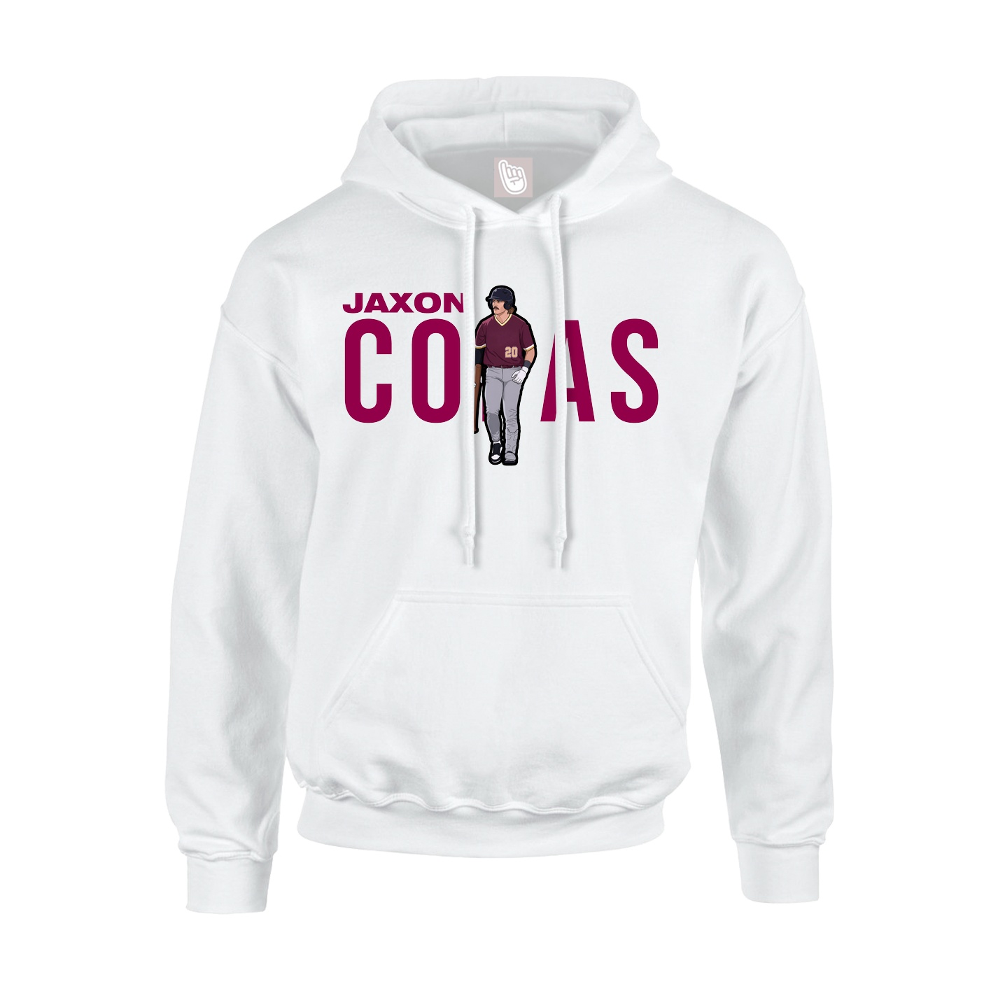 Hoodie — Player Name in White