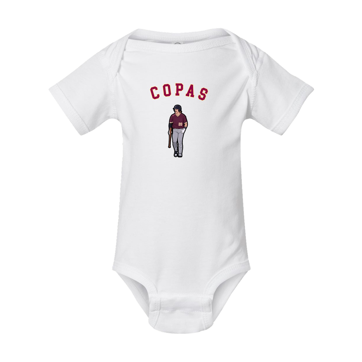 Baby Onesie — Shirsey Arch in White