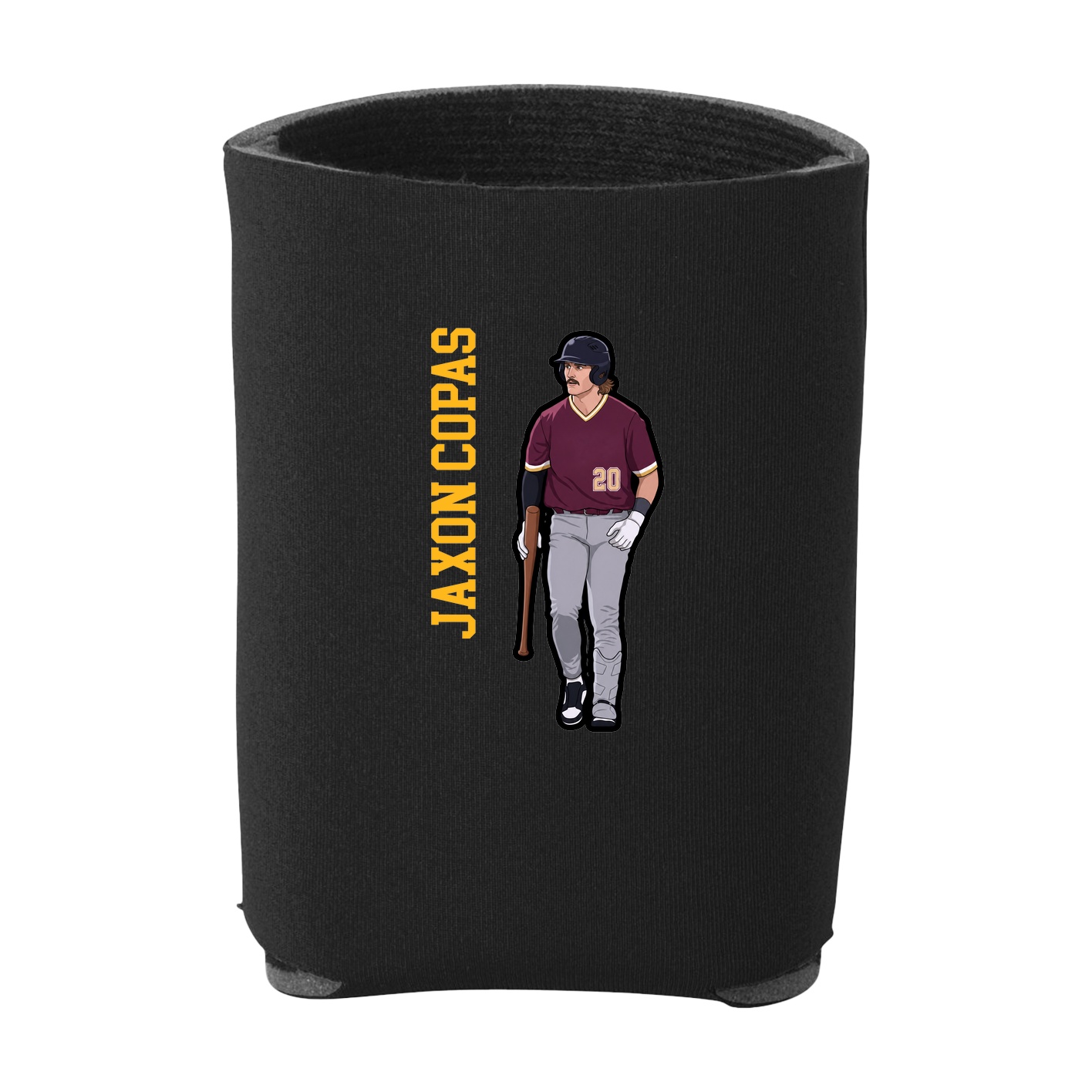 Can Holder — Name Vertical in Black