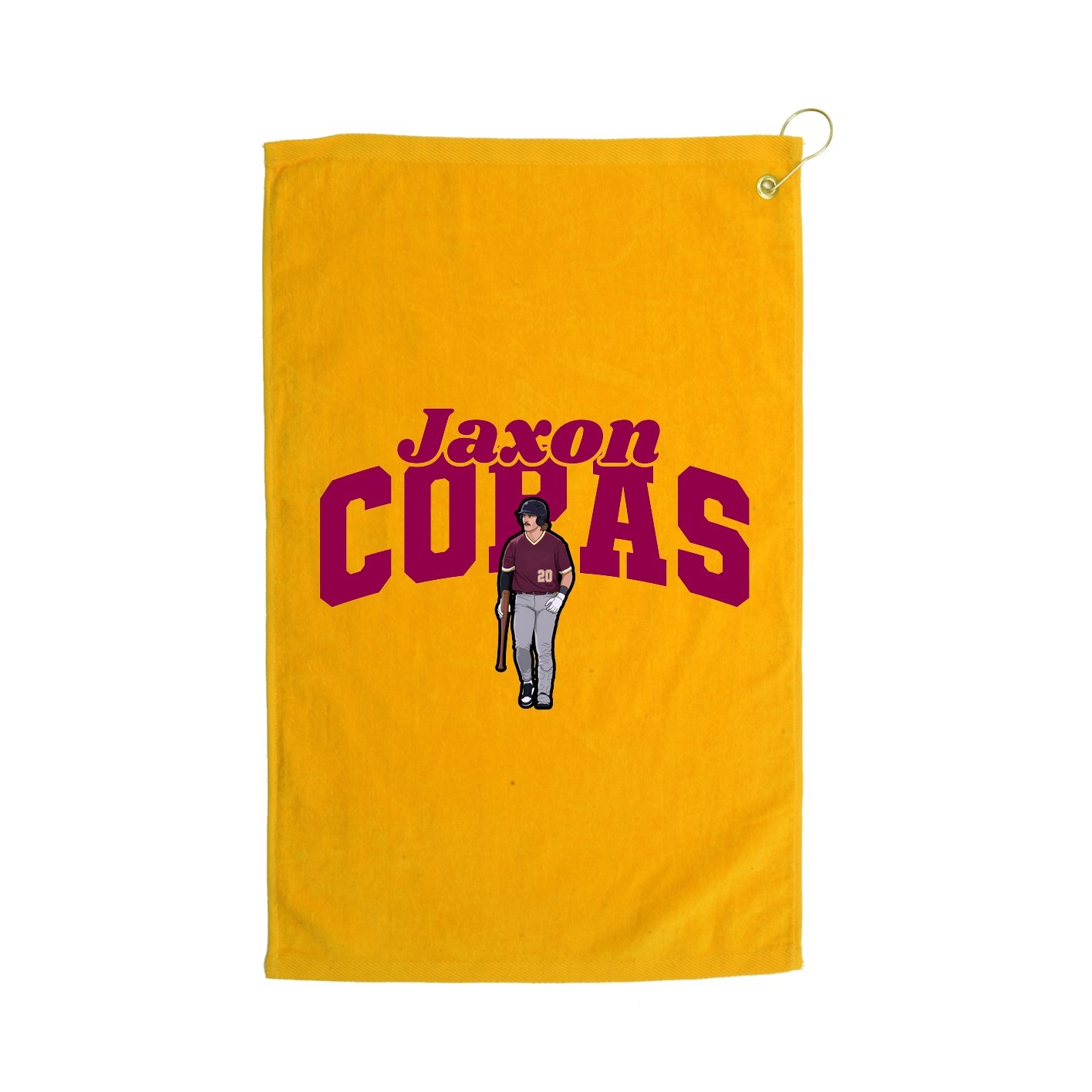 Golf Towel — Signature Arch in Gold
