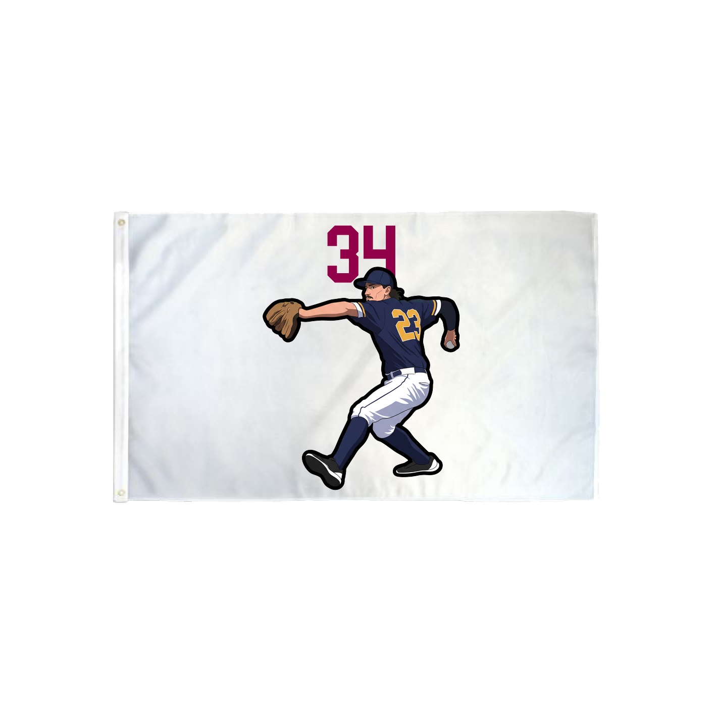 3x5 Flag — Number Top in Classic