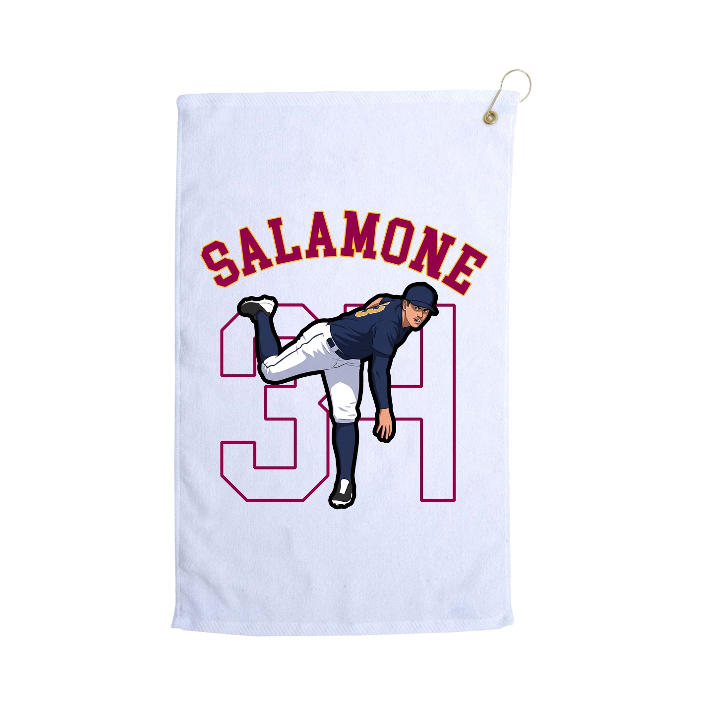 Golf Towel — Shirsey Arch in White