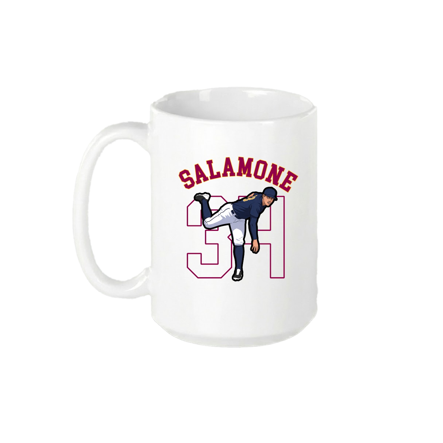 15oz Coffee Mug — Shirsey Arch in White