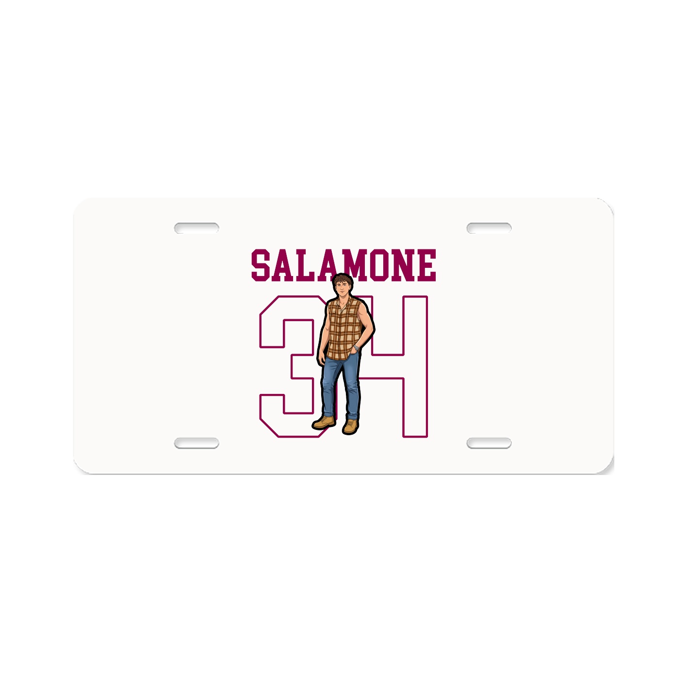 License Plate — Shirsey in Classic