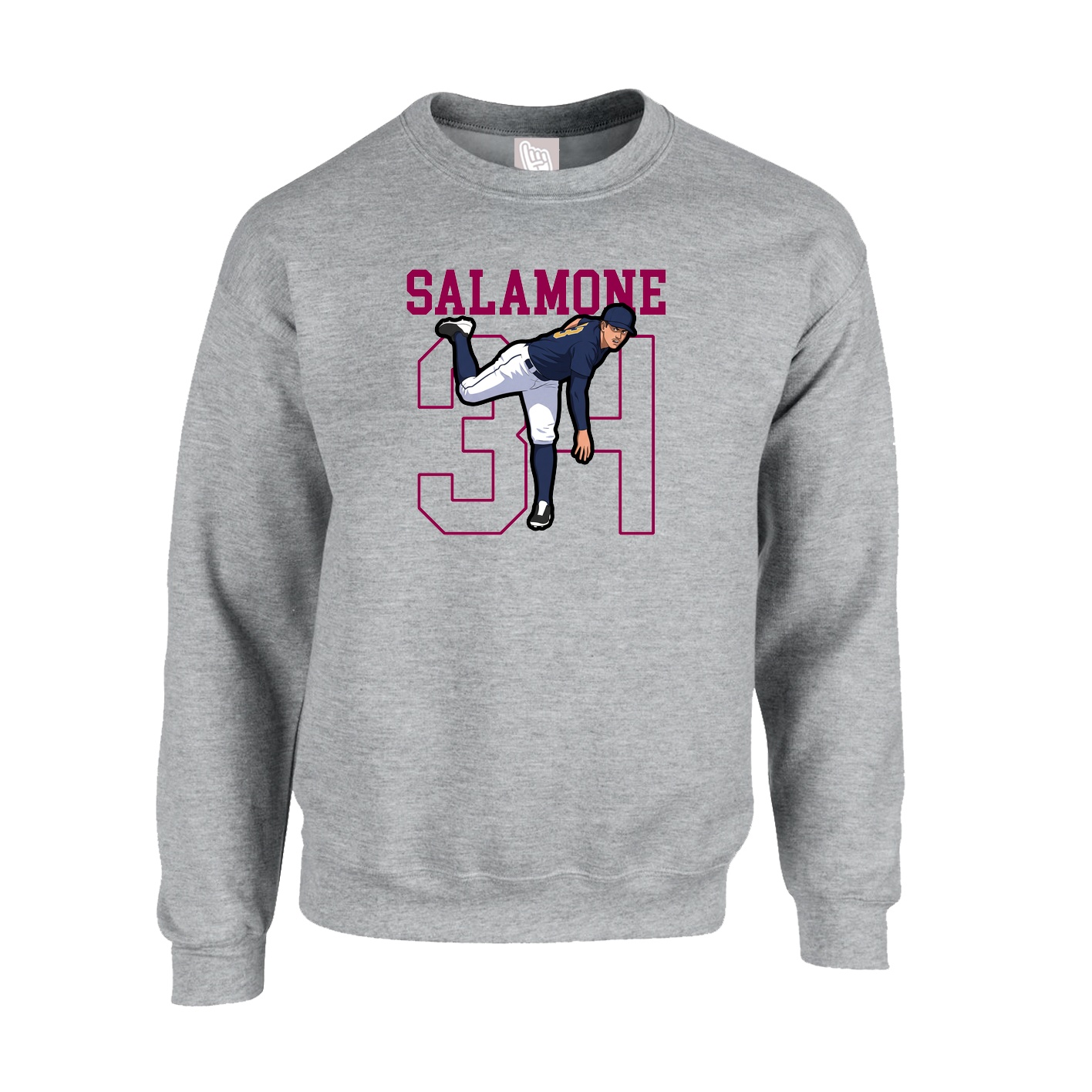 Fleece Crew — Shirsey in Grey