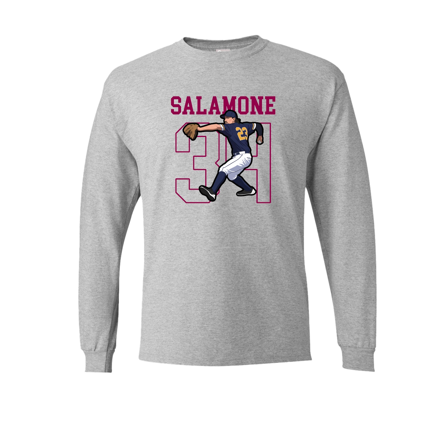 Long Sleeve Tee — Shirsey in Grey