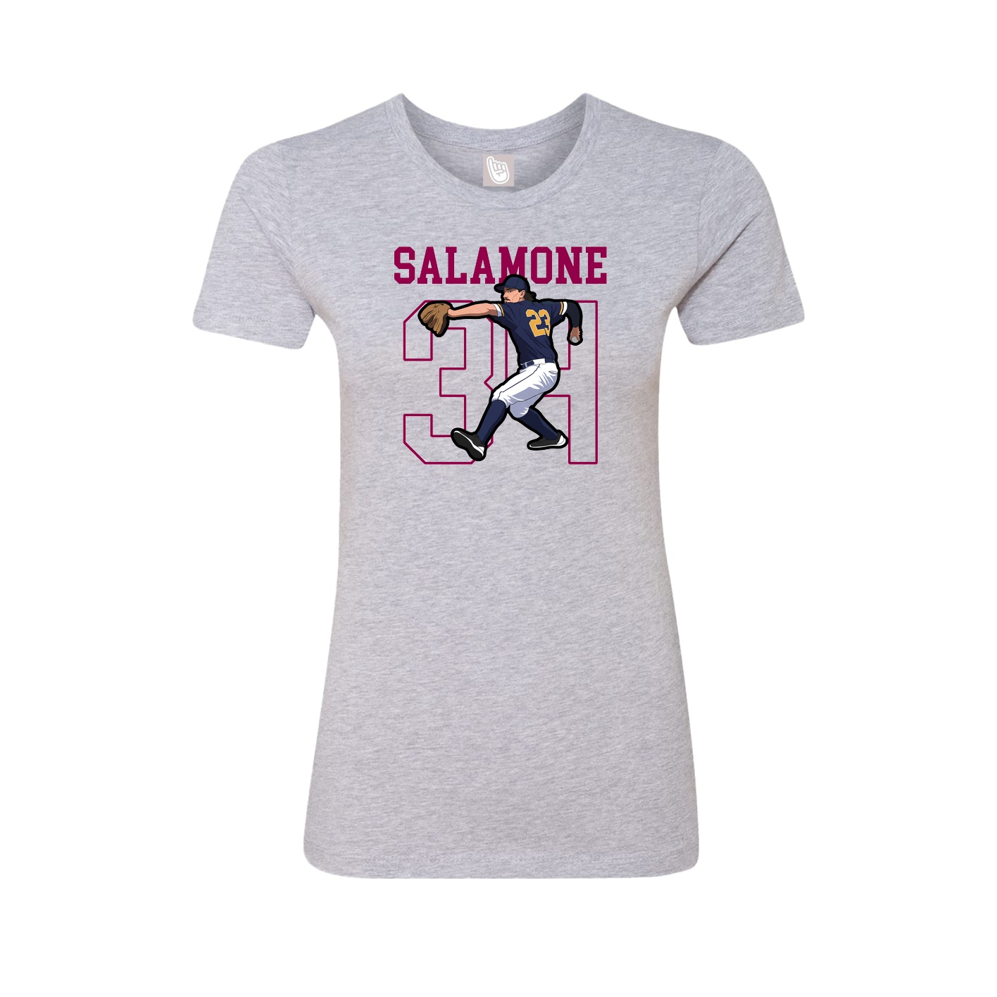 Fitted Women's Tee — Shirsey in Grey