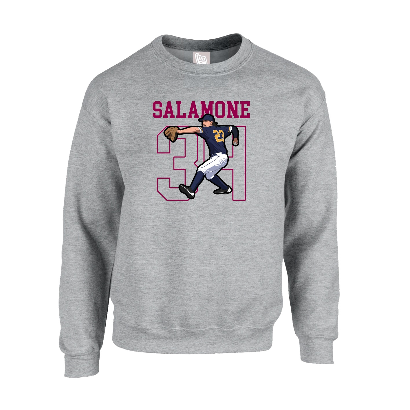 Fleece Crew — Shirsey in Grey