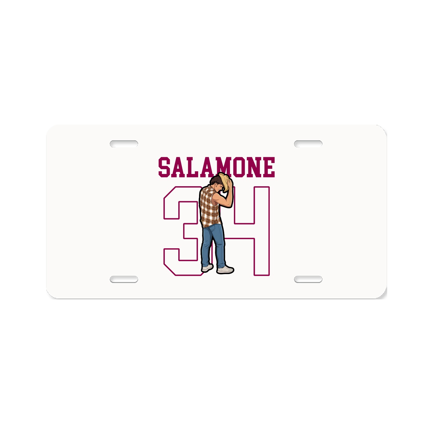 License Plate — Shirsey in Classic