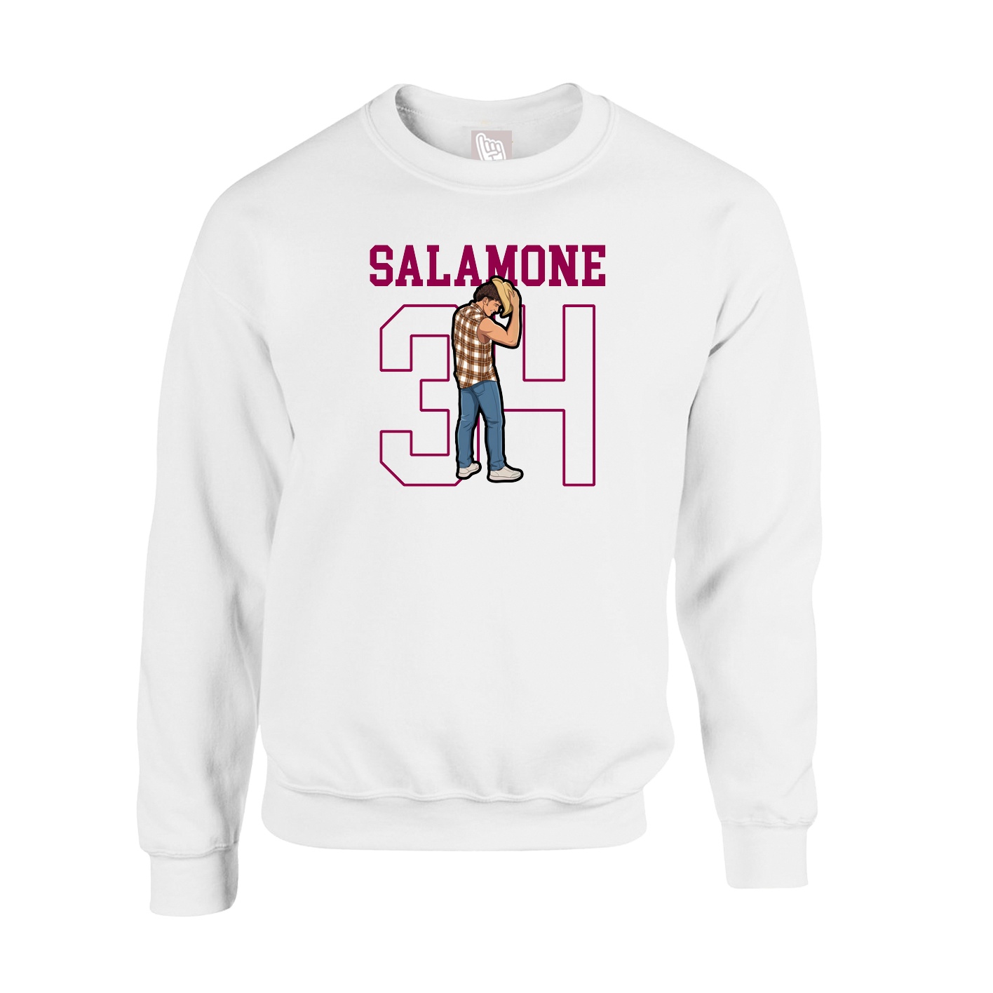 Fleece Crew — Shirsey in White