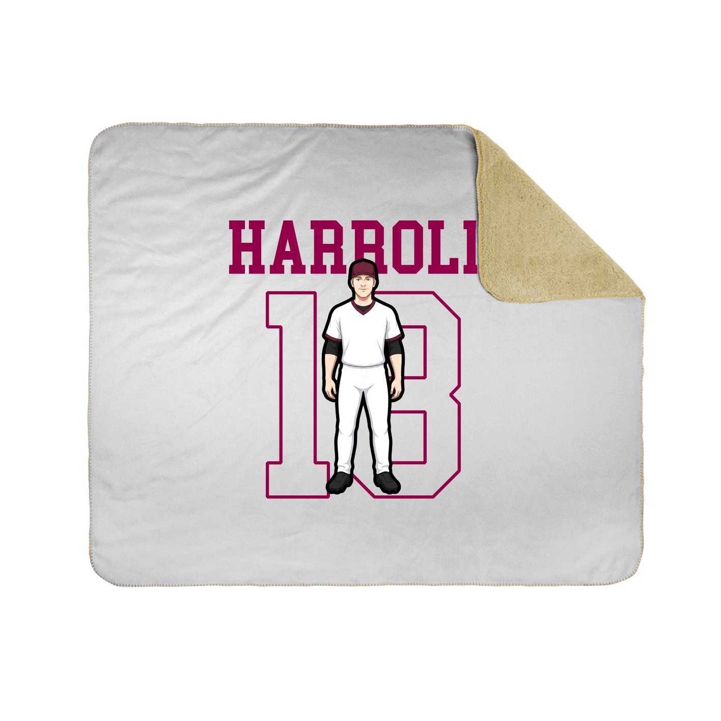 50x60 Sherpa Lined Throw Blanket