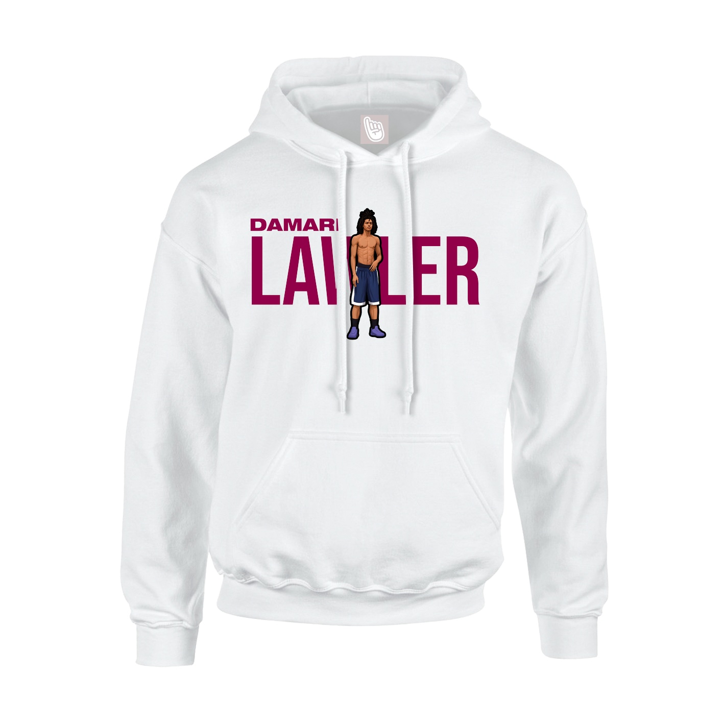 Hoodie — Player Name in White