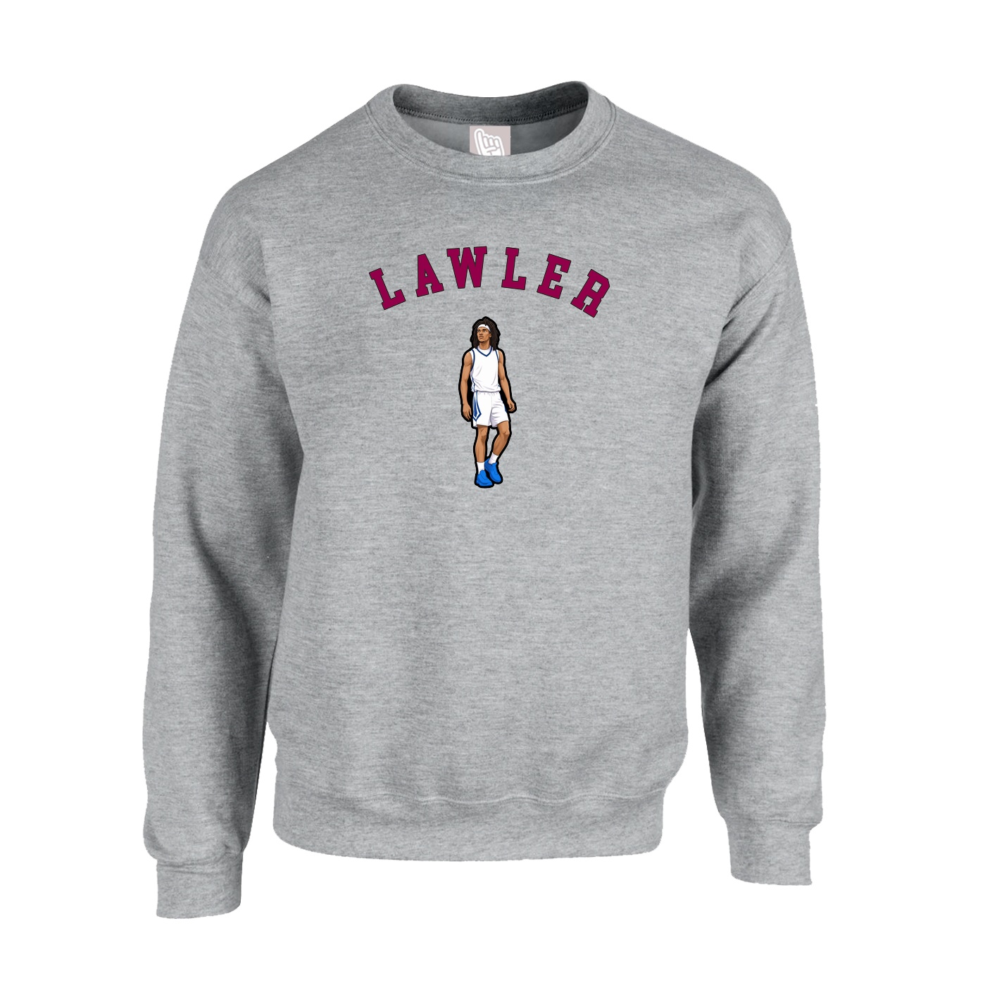 Fleece Crew — Shirsey Arch in Grey