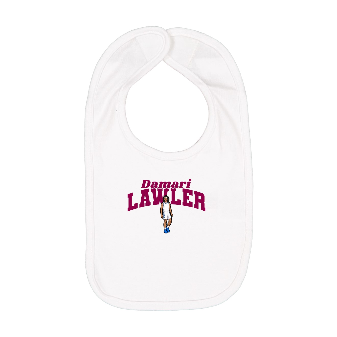 Infant Bib — Signature Arch in White