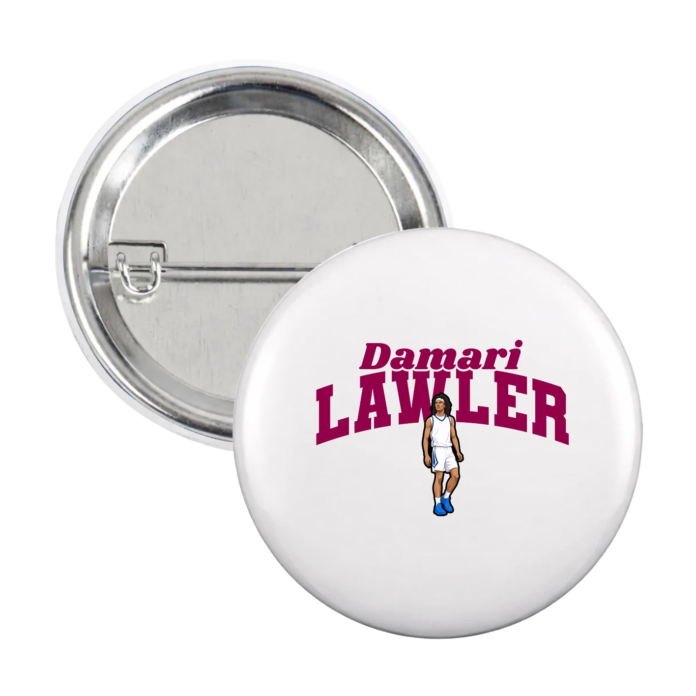 Game Day Button — Signature Arch in White