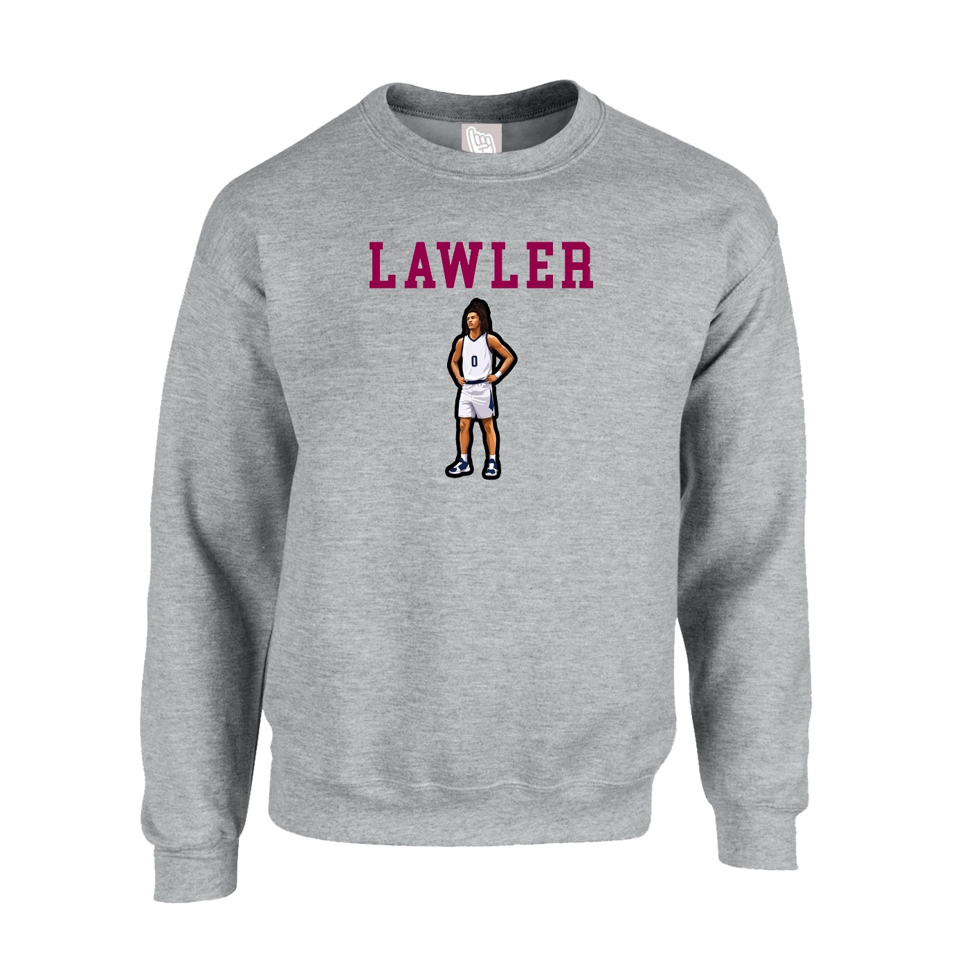 Fleece Crew — Shirsey in Grey