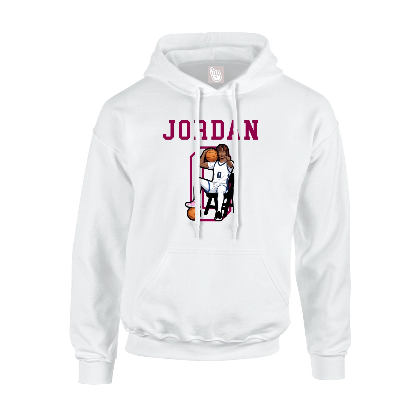 Hoodie — Shirsey in White