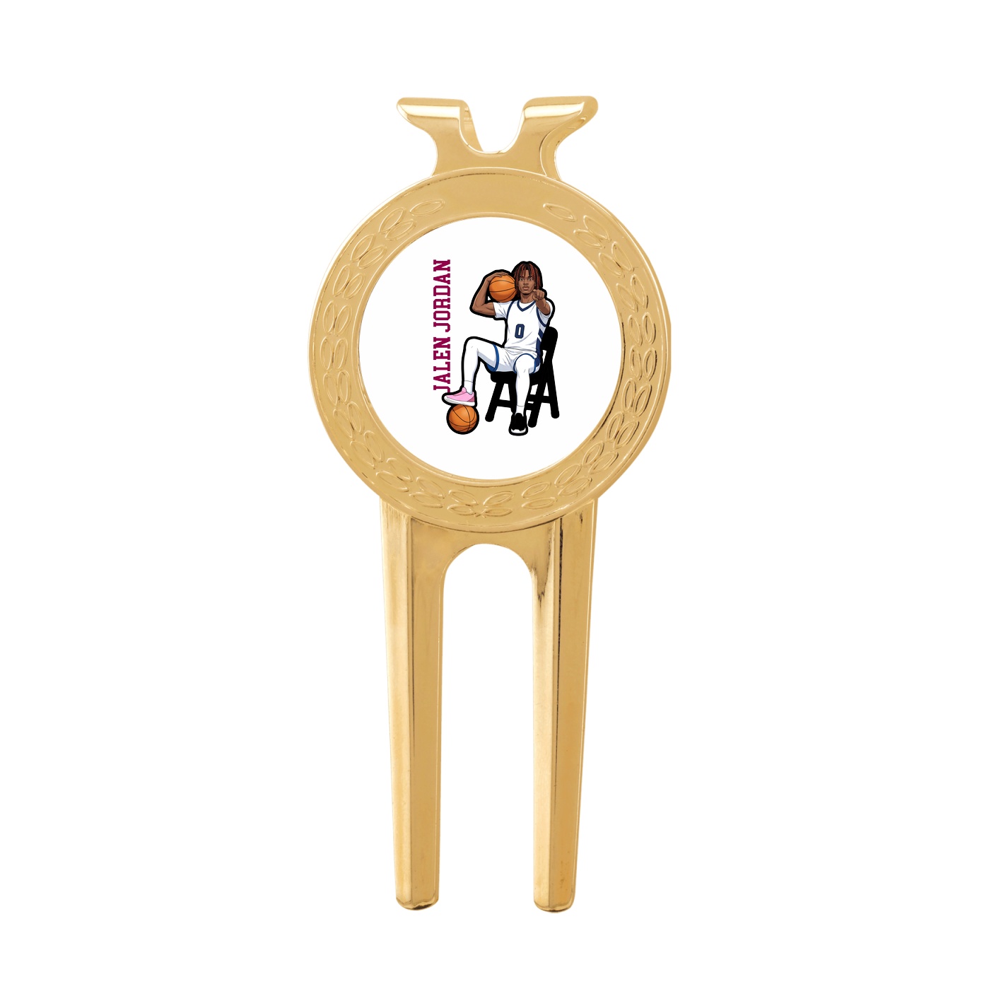 Divot Tool with Ball Marker — Name Vertical in Classic