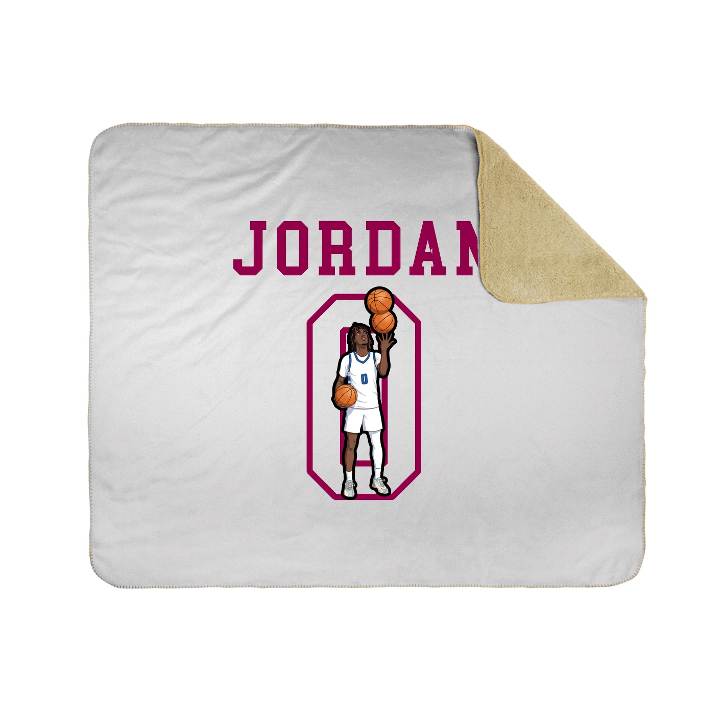 Throw Blanket — Shirsey in White