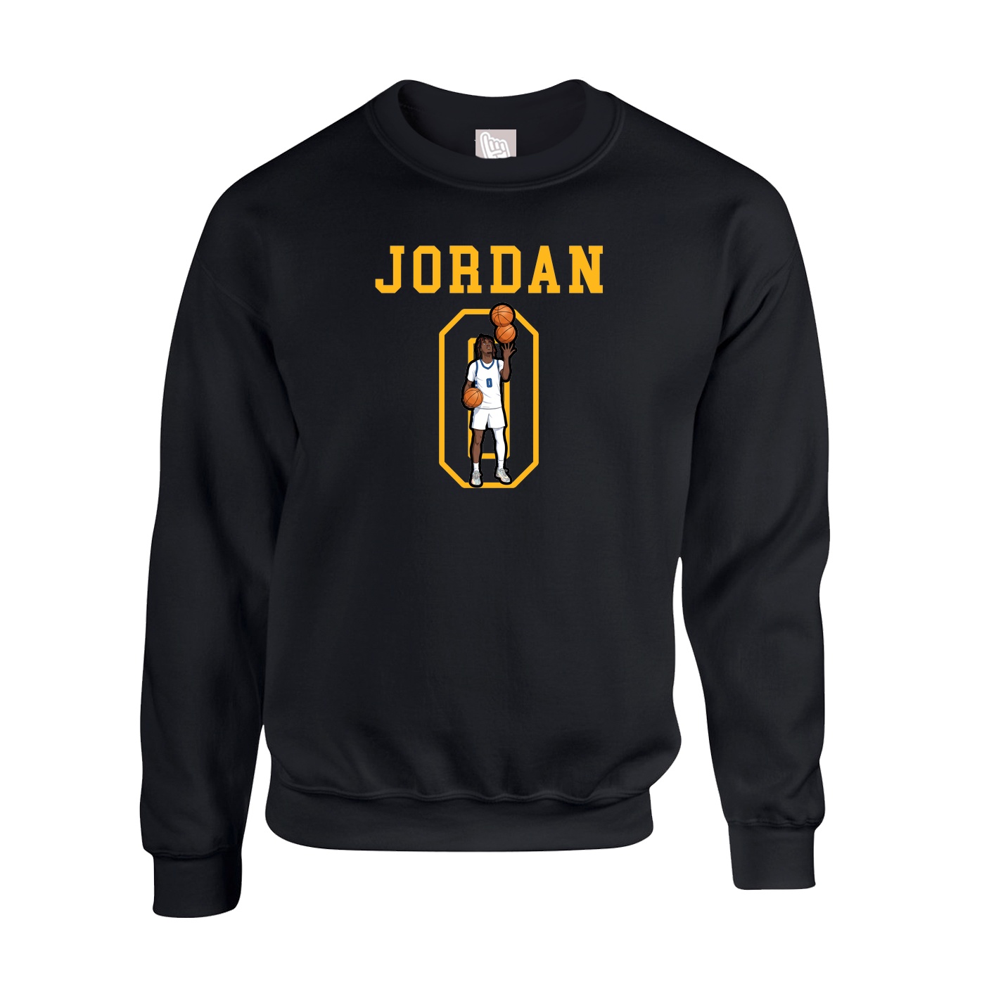 Fleece Crew — Shirsey in Black