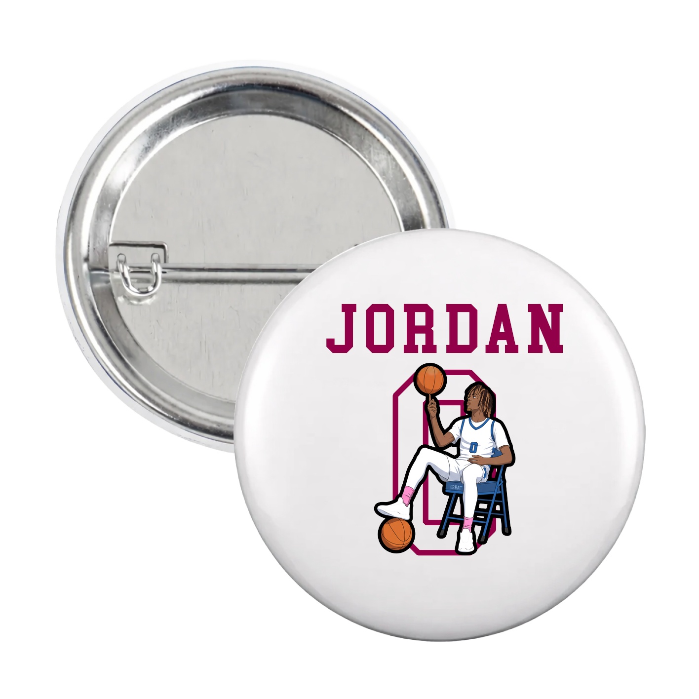 Game Day Button — Shirsey in White