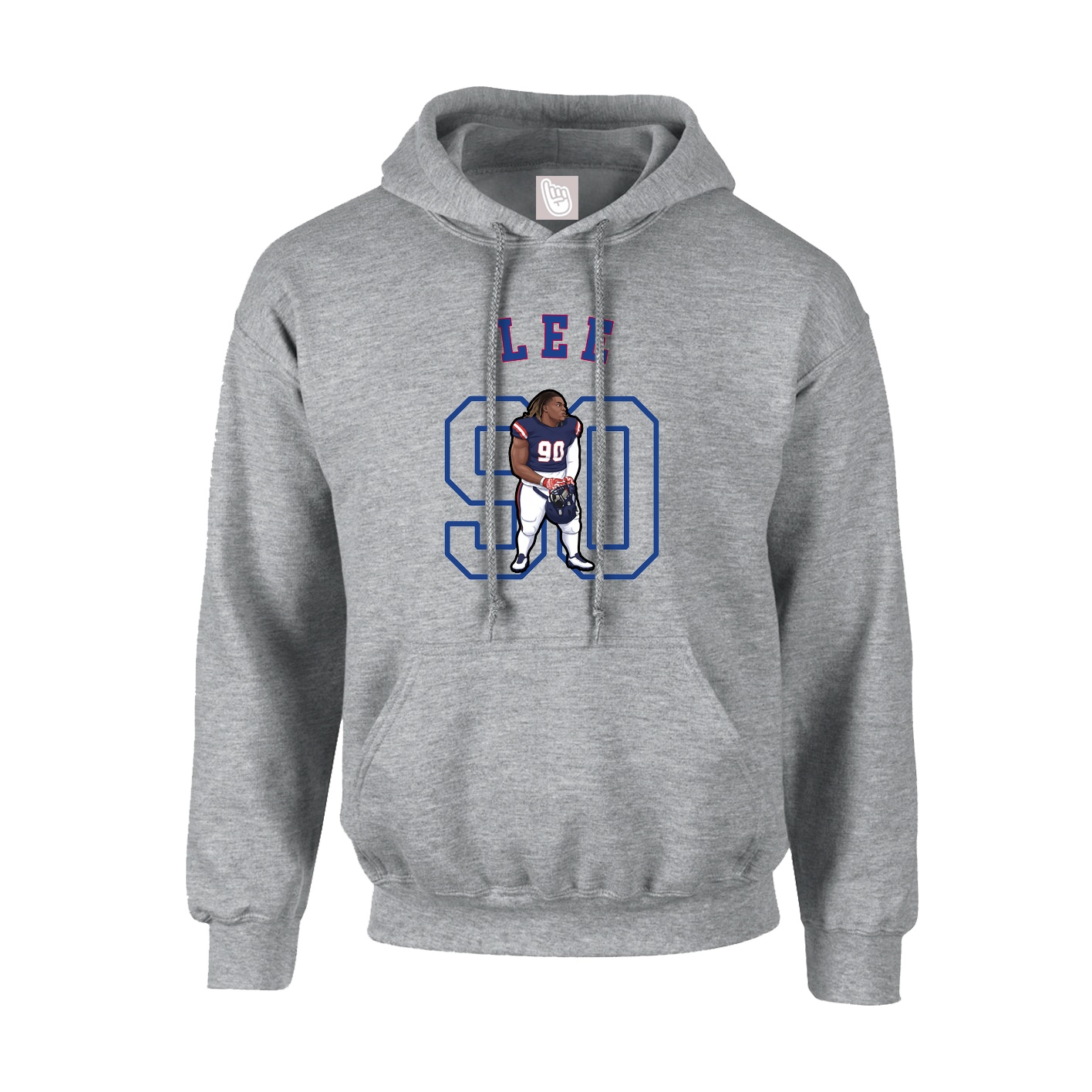 Youth Hoodie — Shirsey Arch in Grey