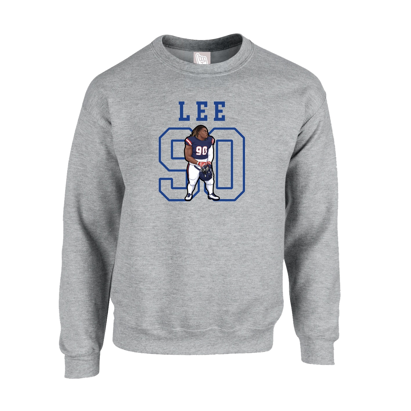 Fleece Crew — Shirsey in Grey