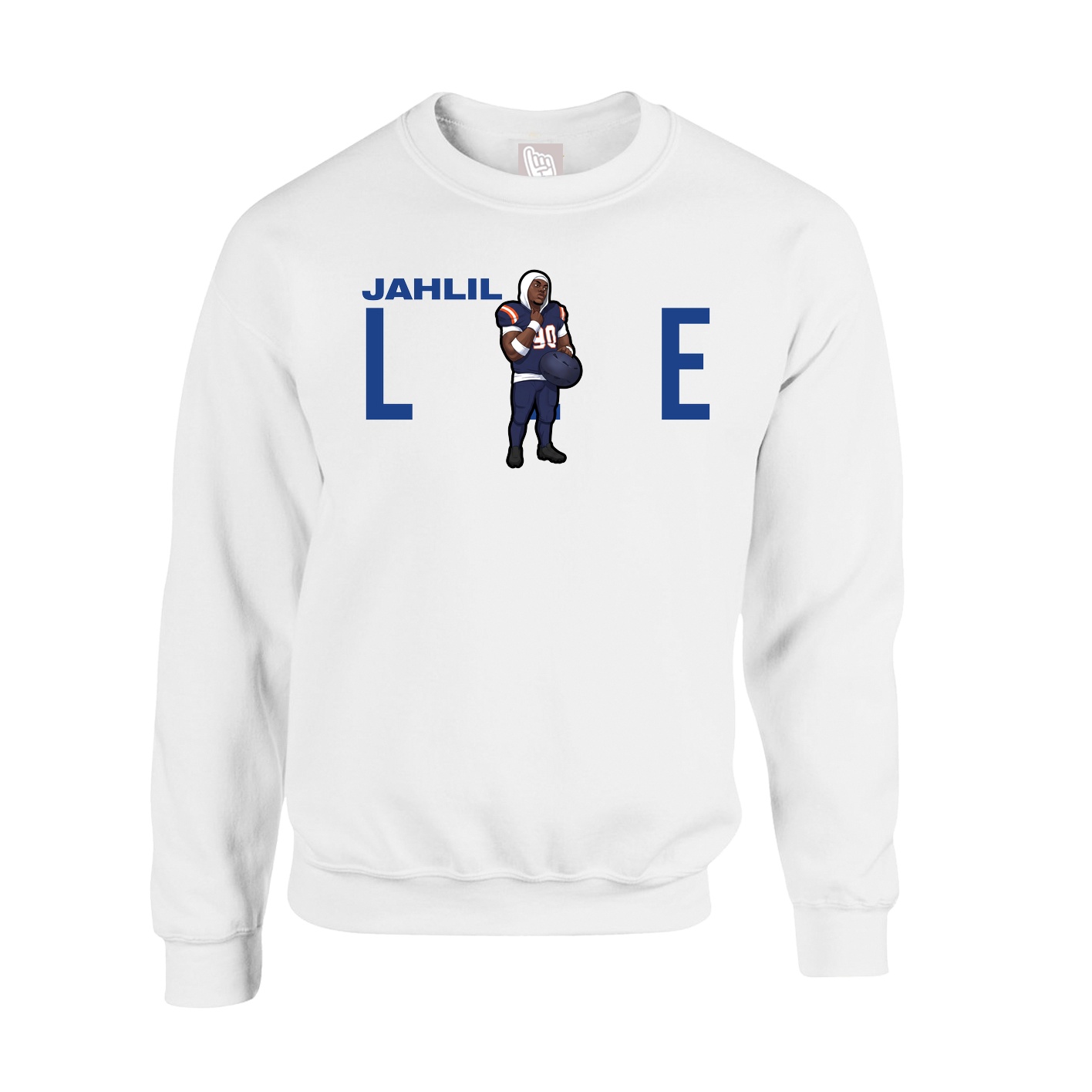 Fleece Crew — Player Name in White