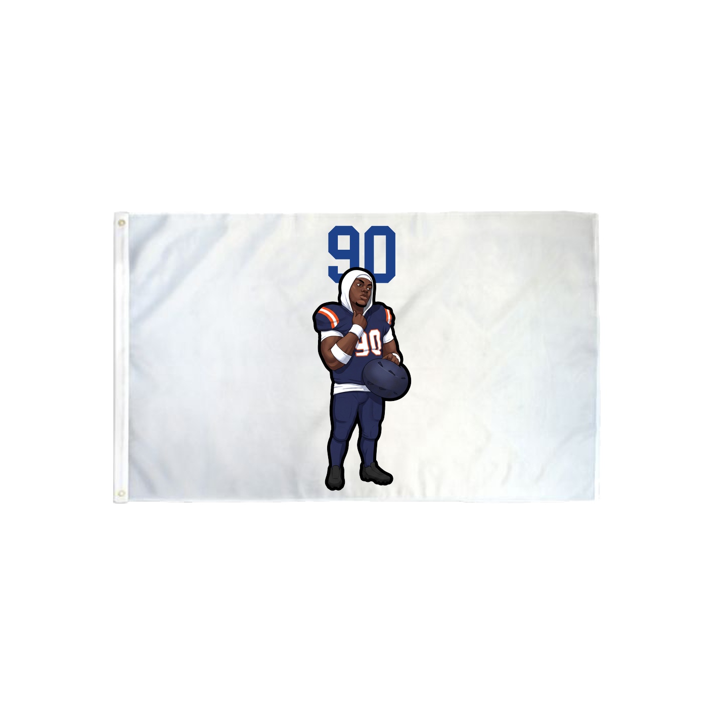3x5 Flag — Number Top in Classic