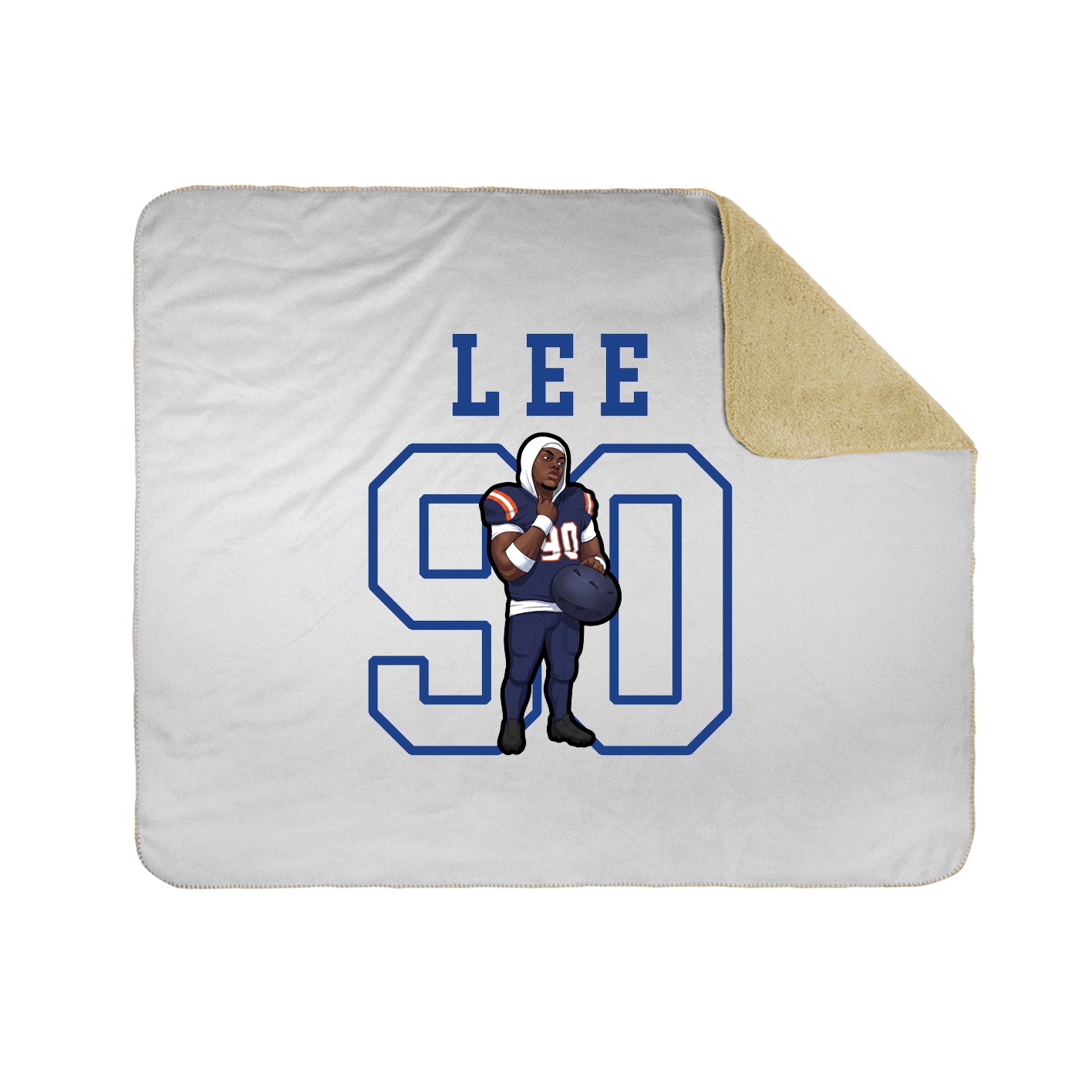 Throw Blanket — Shirsey in White
