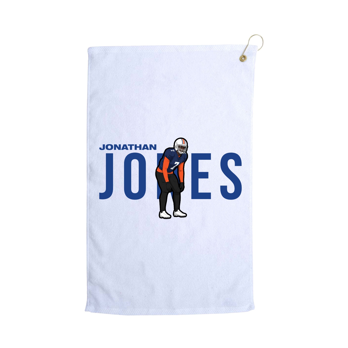 Golf Towel — Player Name in White