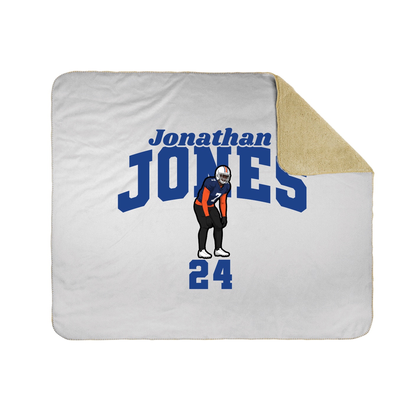 Throw Blanket — Signature Arch in White