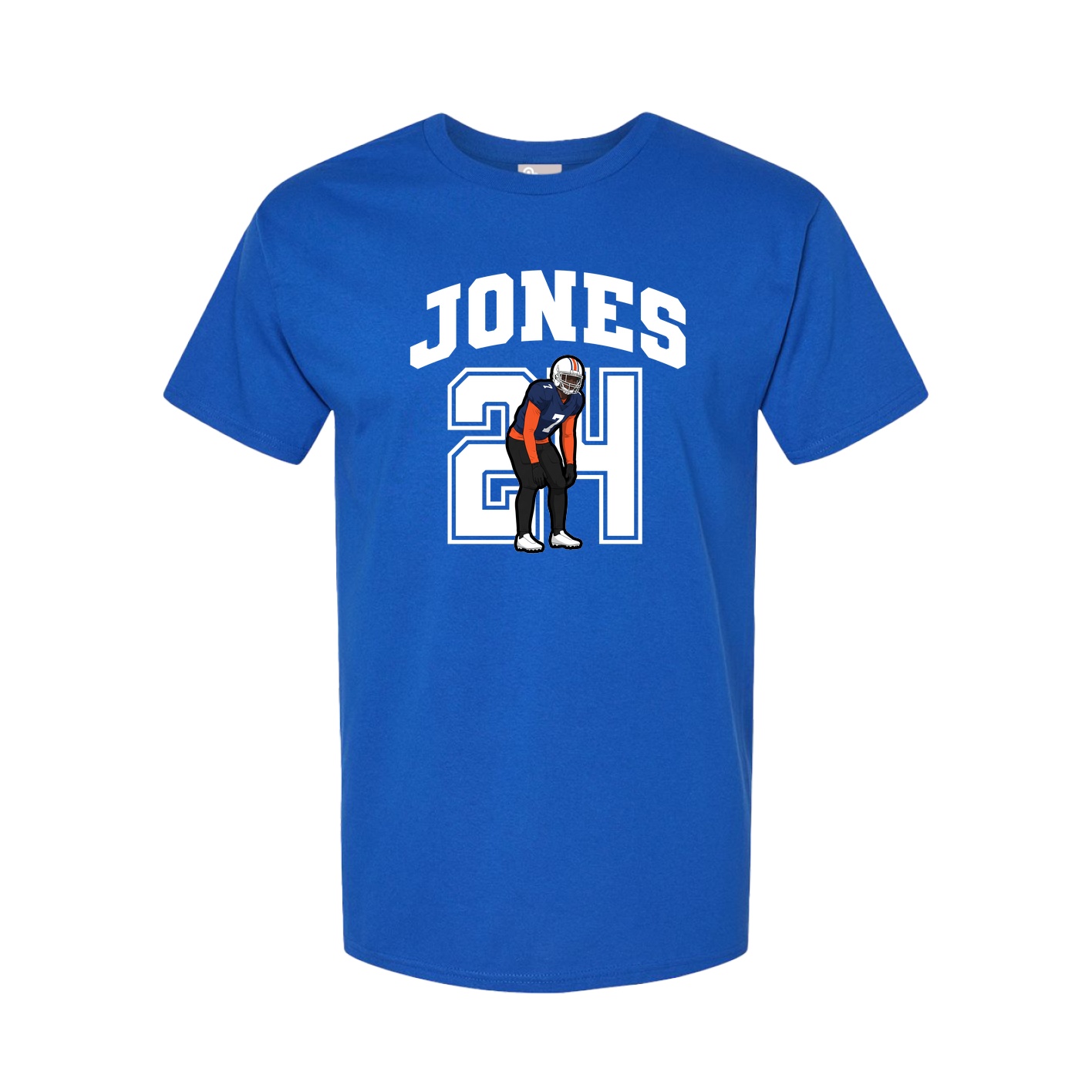 Youth Tee — Number in Royal