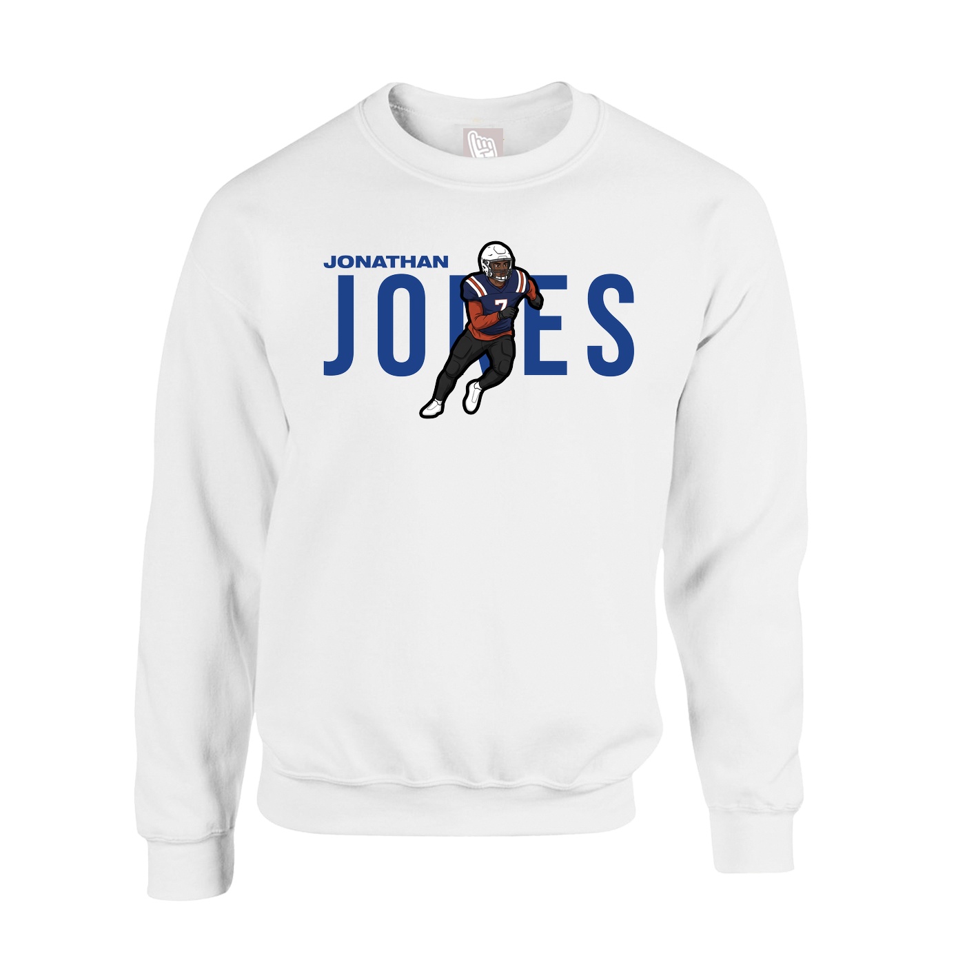 Fleece Crew — Player Name in White