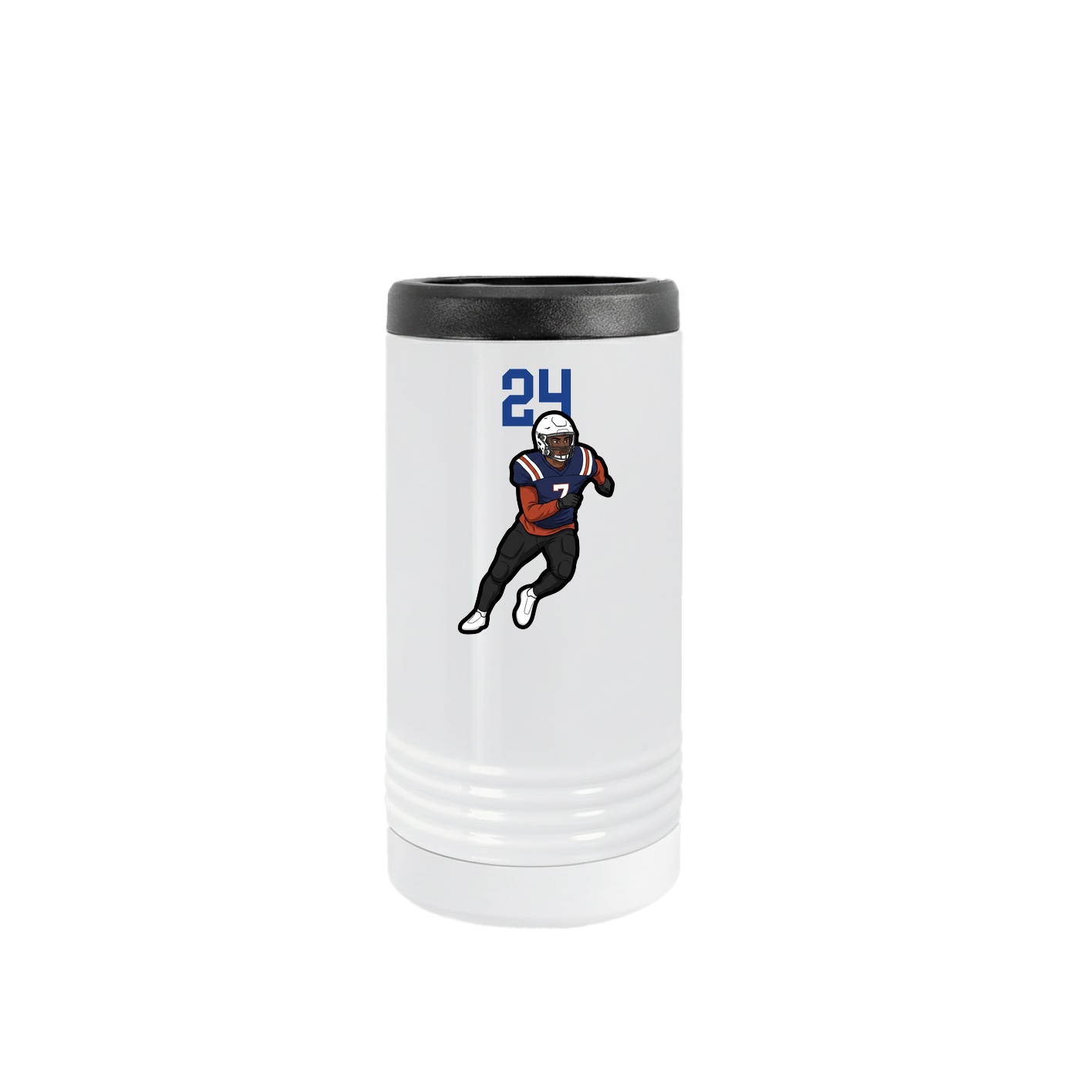 Slim Beverage Holder — Number Top in White