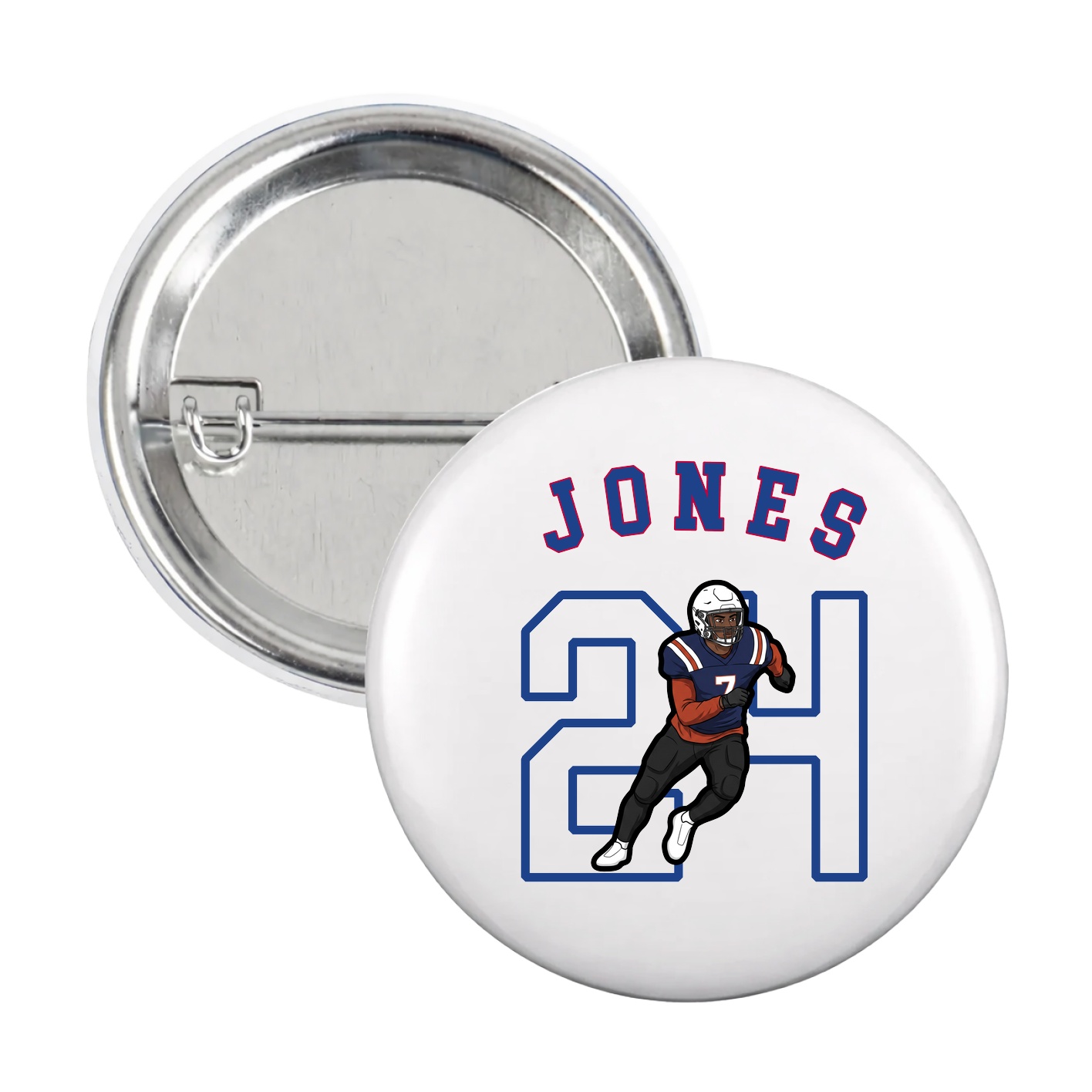 Game Day Button — Shirsey Arch in White