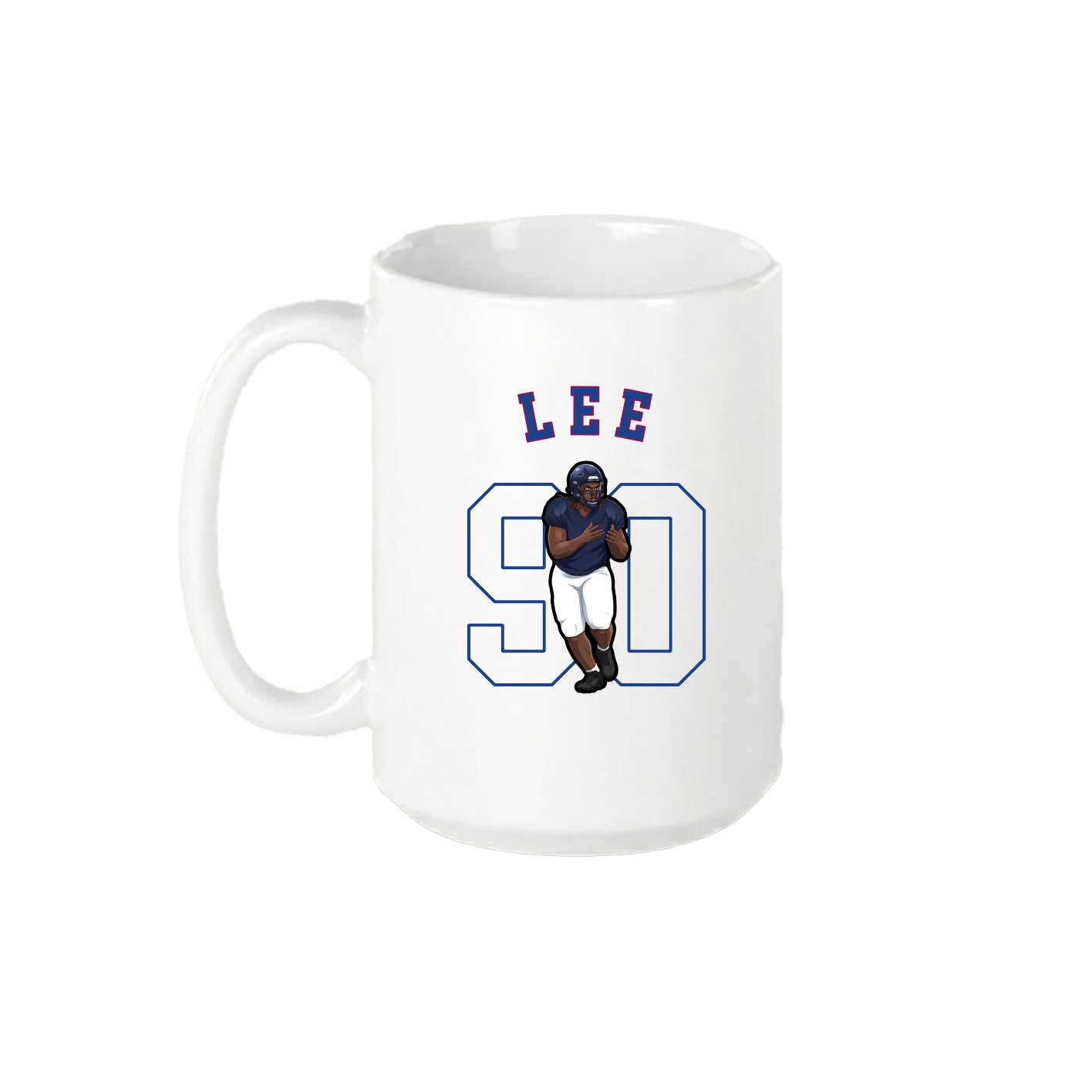 15oz Coffee Mug — Shirsey Arch in White