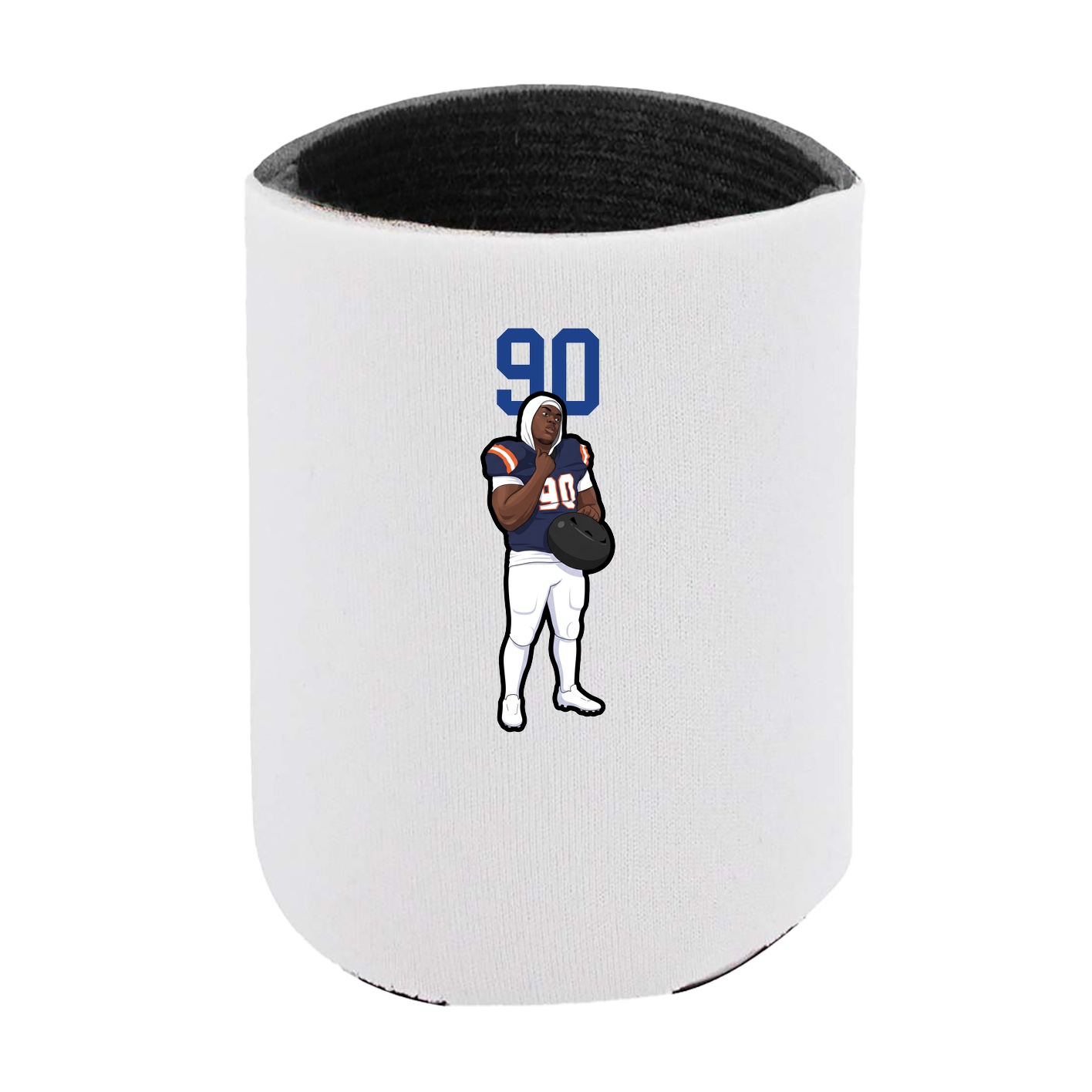 Can Holder — Number Top in White