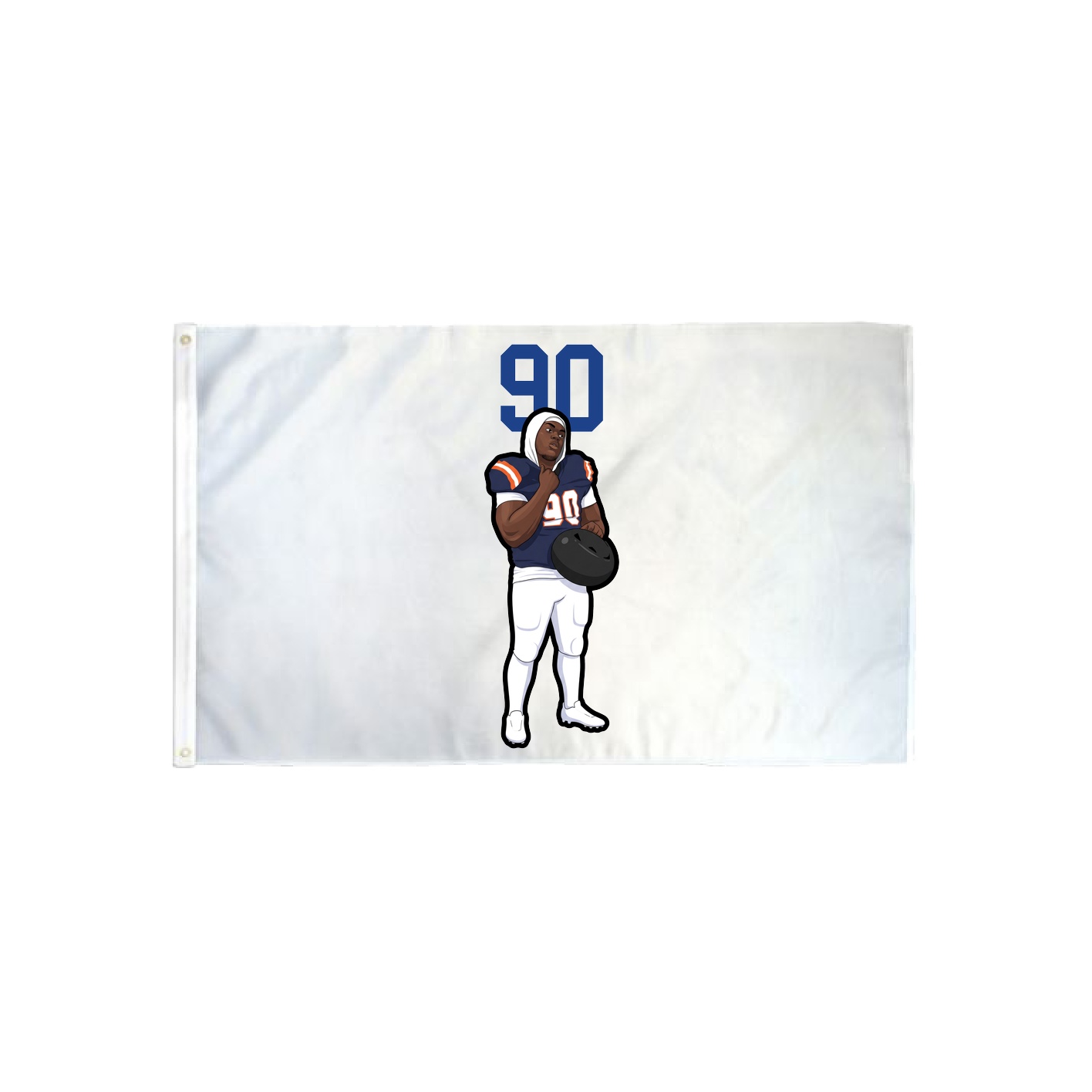 3x5 Flag — Number Top in Classic
