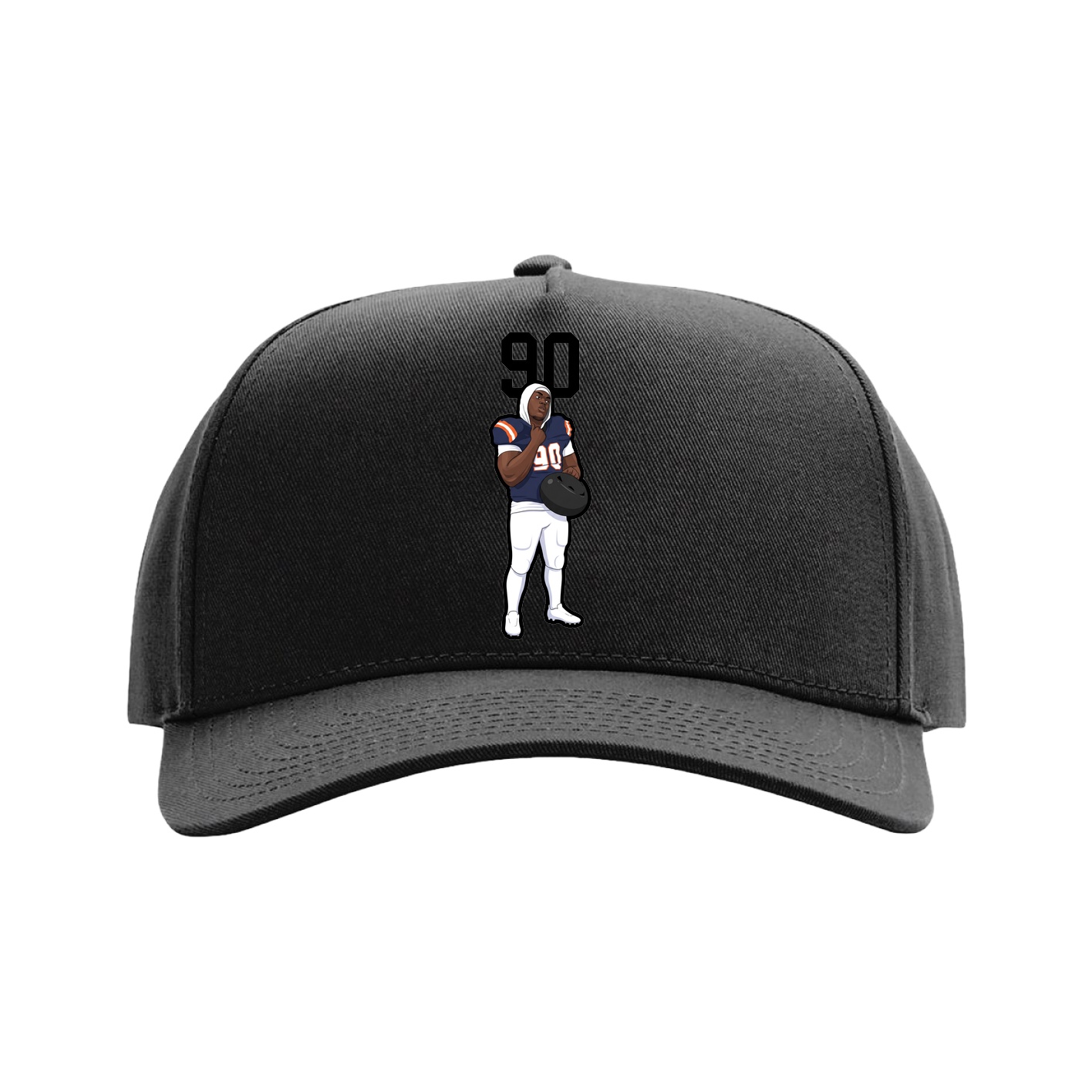 Full Fabric Five-Panel Champ Cap