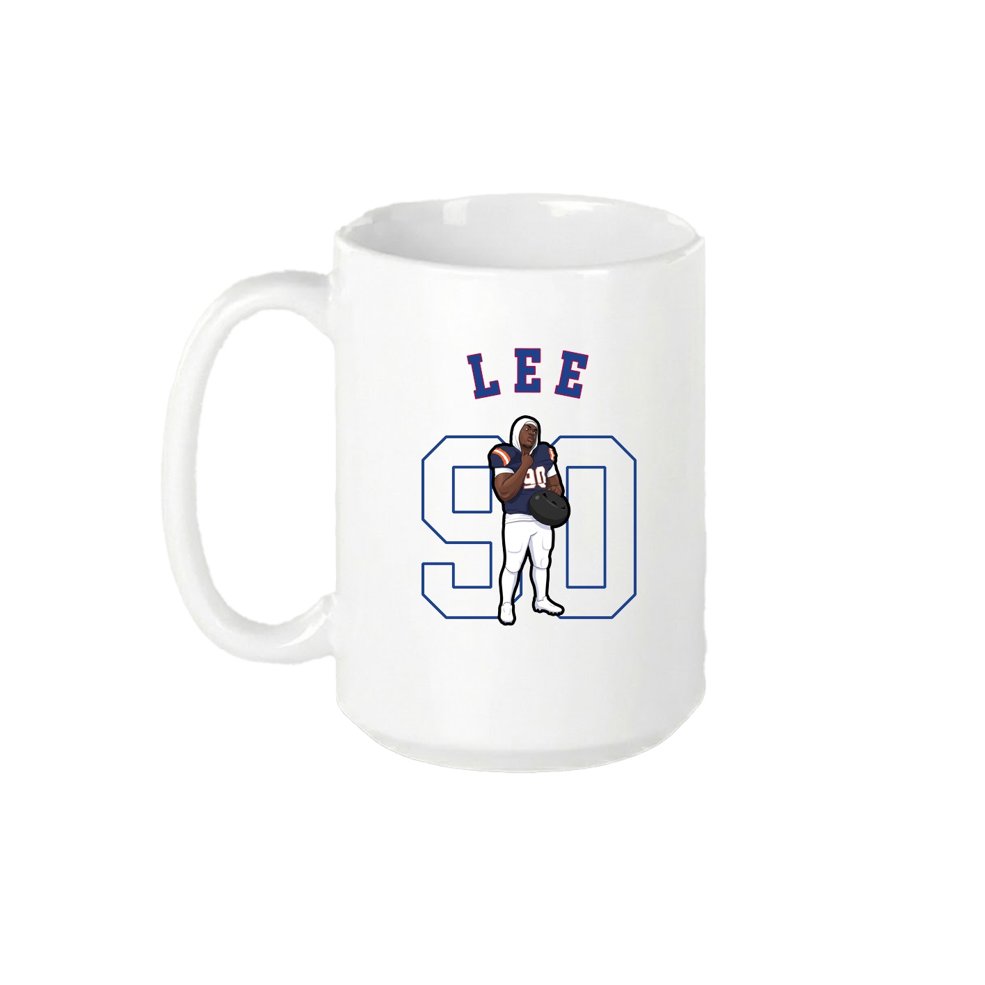 15oz Coffee Mug — Shirsey Arch in White
