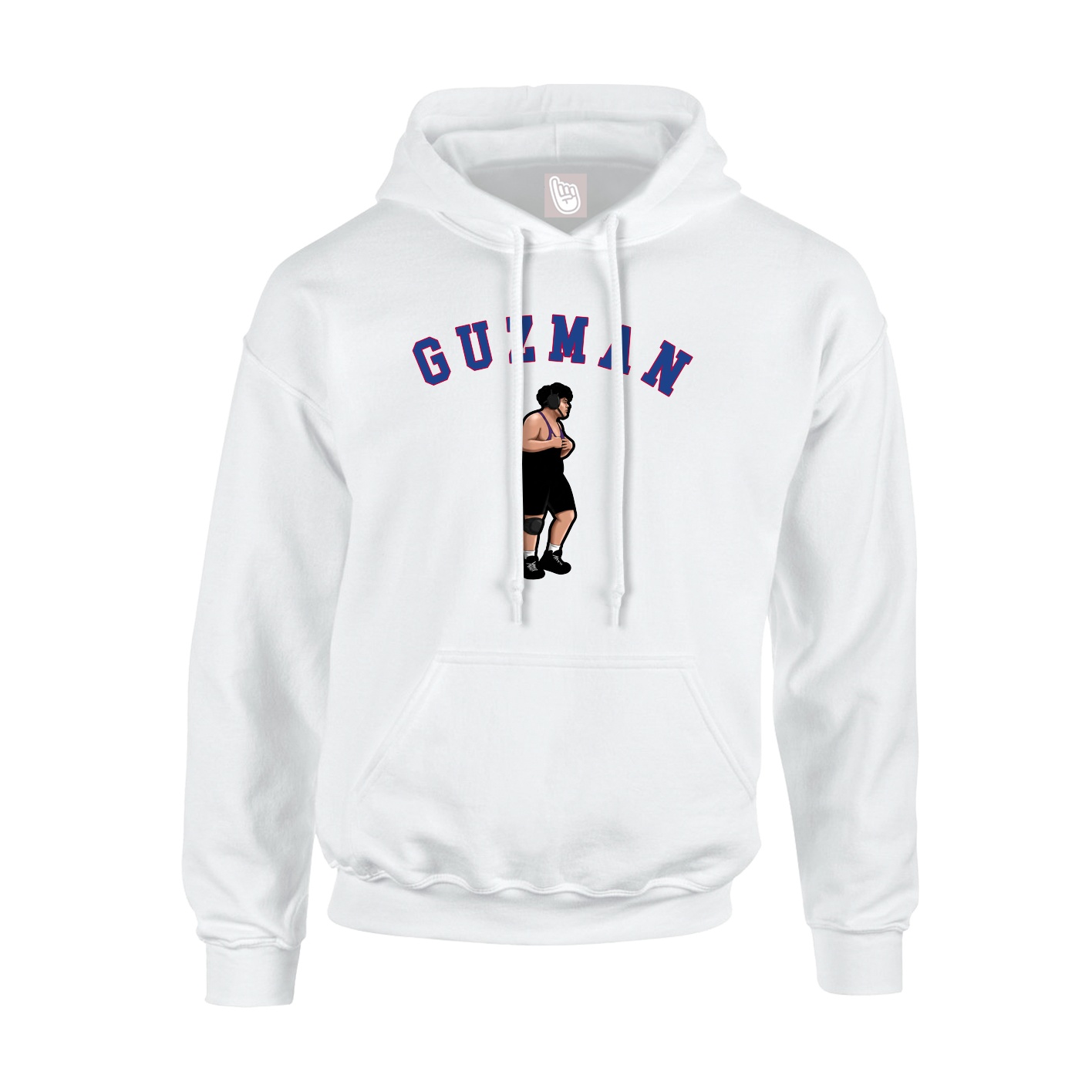 Youth Hoodie — Shirsey Arch in White