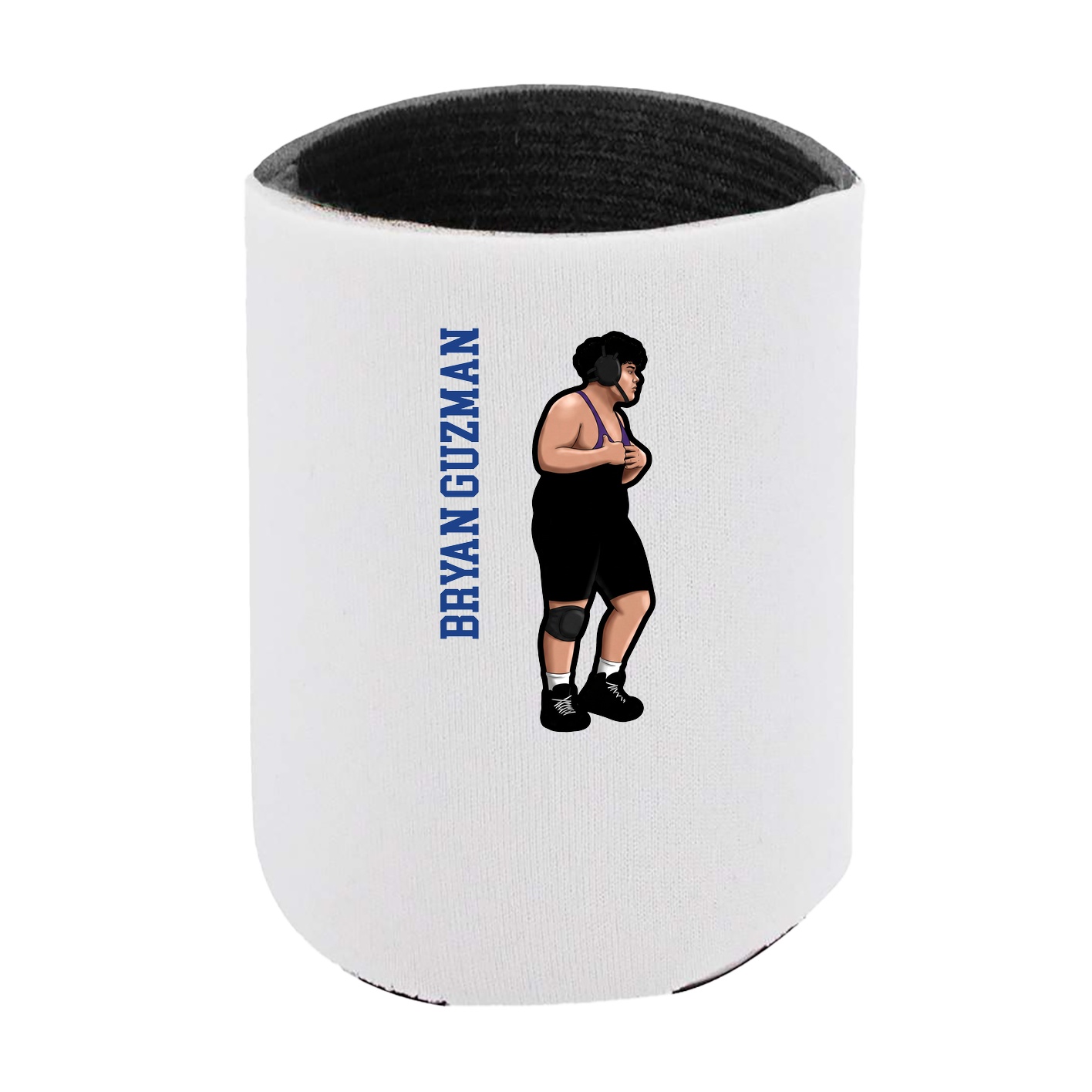 Can Holder — Name Vertical in White