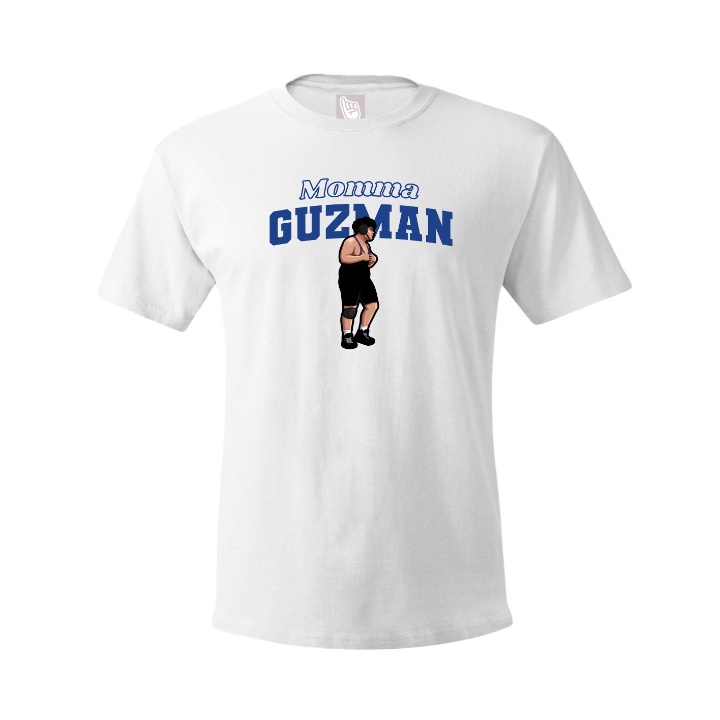 Youth Tee — Mothers Day Block in White