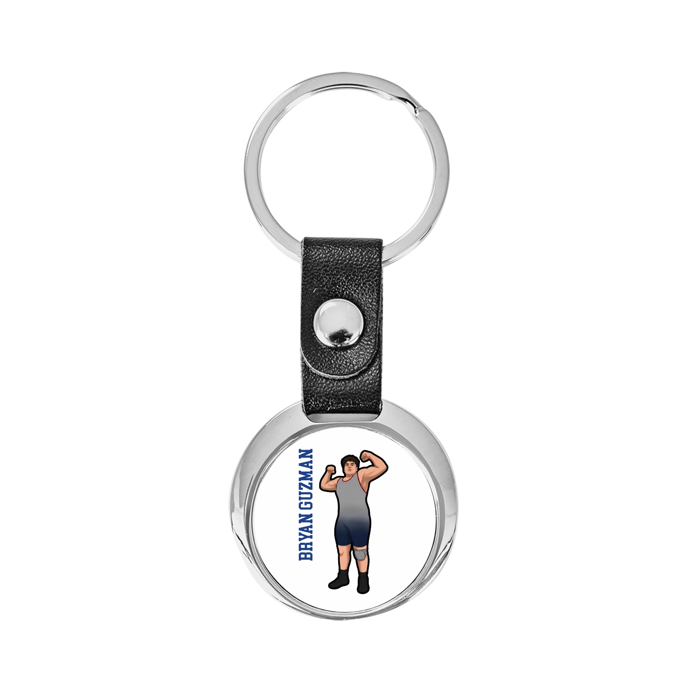 Key Chain — Name Vertical in Classic
